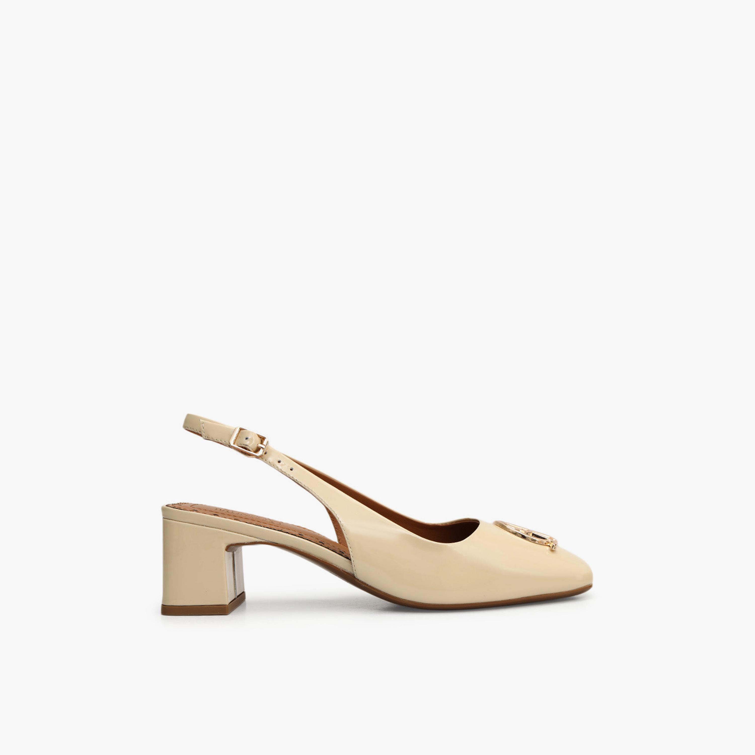 Rosso Brunello Women's Buckle Strap Block Heels | LS-8313-women-shoes-heels-image-3
