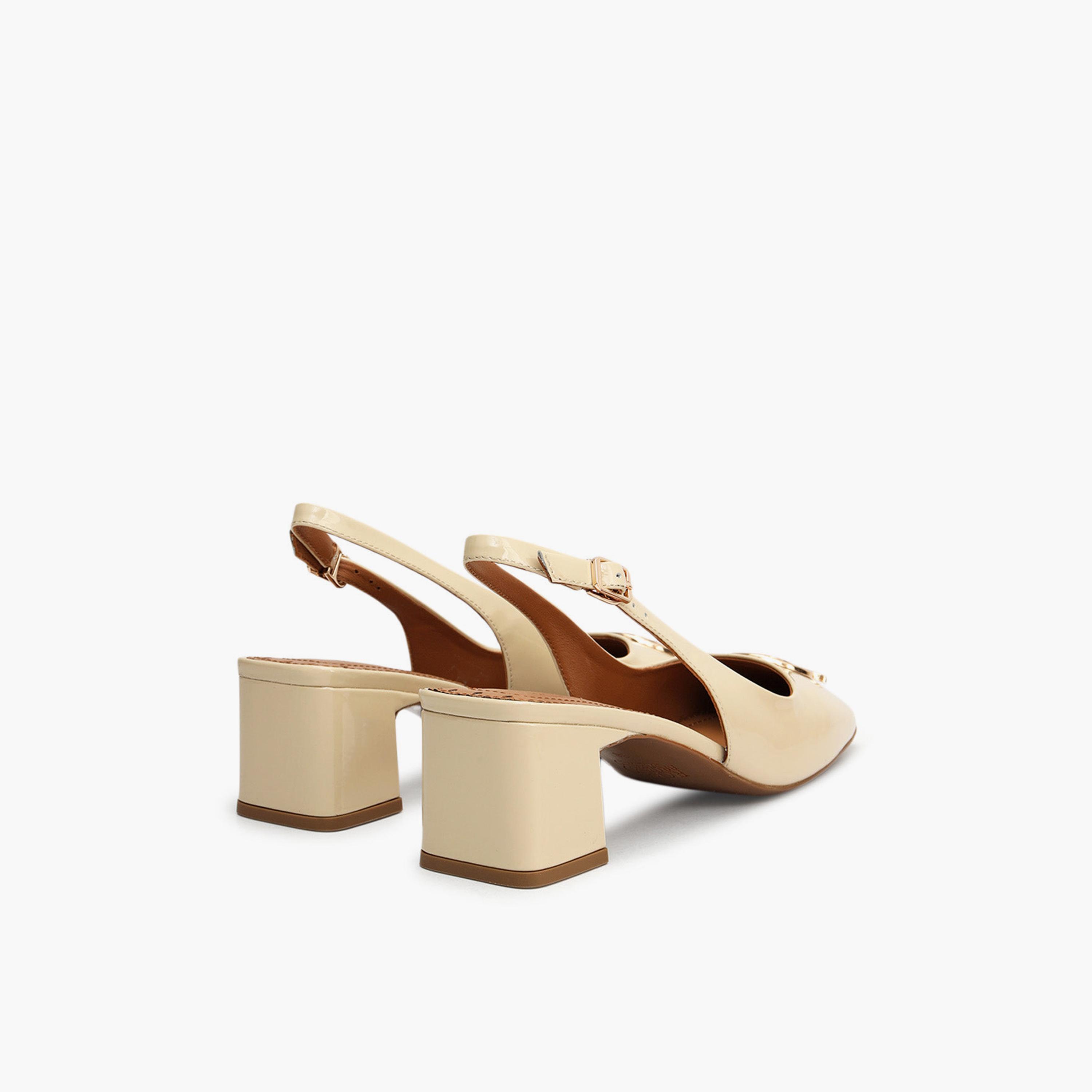 Rosso Brunello Women's Buckle Strap Block Heels | LS-8313-women-shoes-heels-image-4