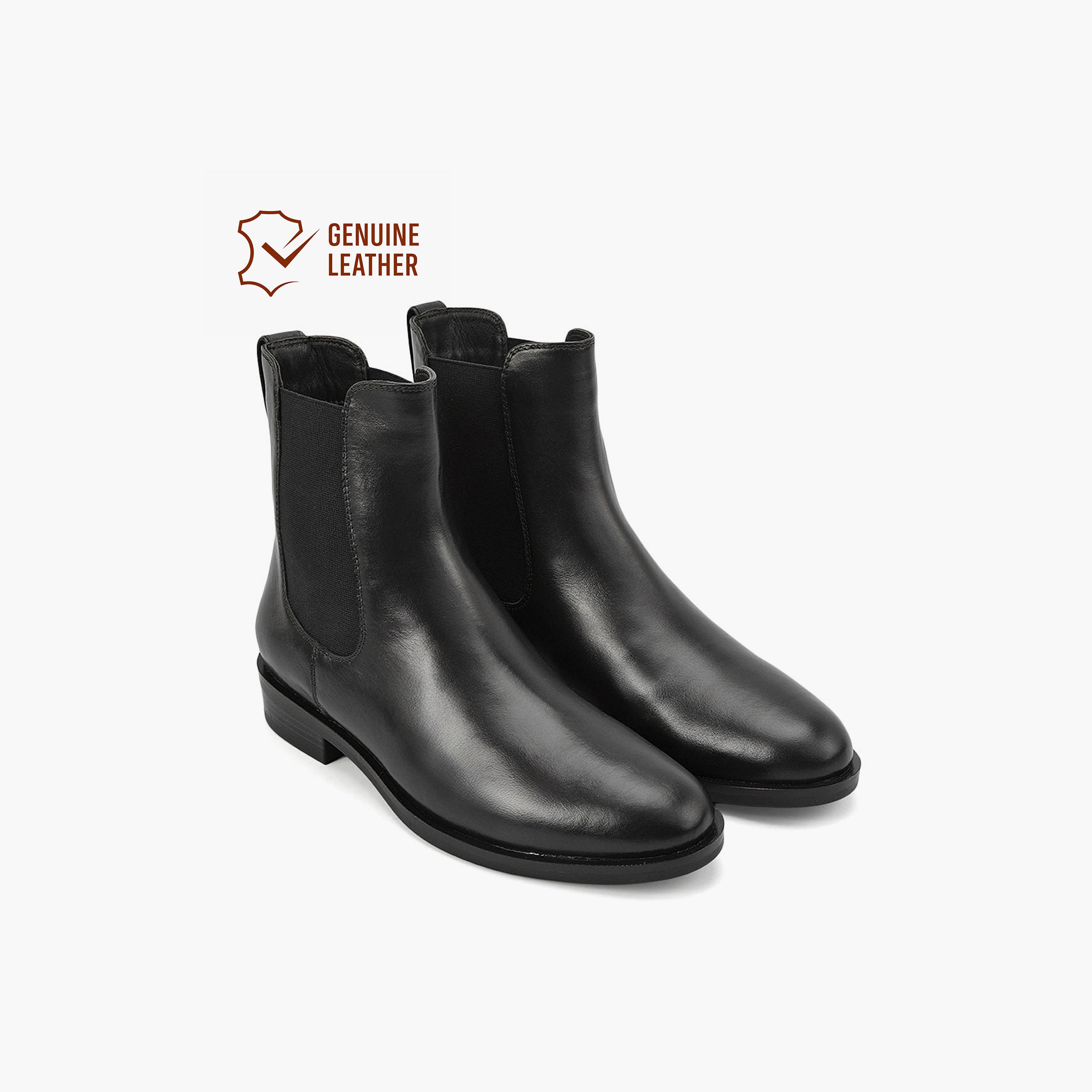Rosso Brunello Women's Elastic Block Ankle Boots | LS-8321-women-shoes-boots-image-2