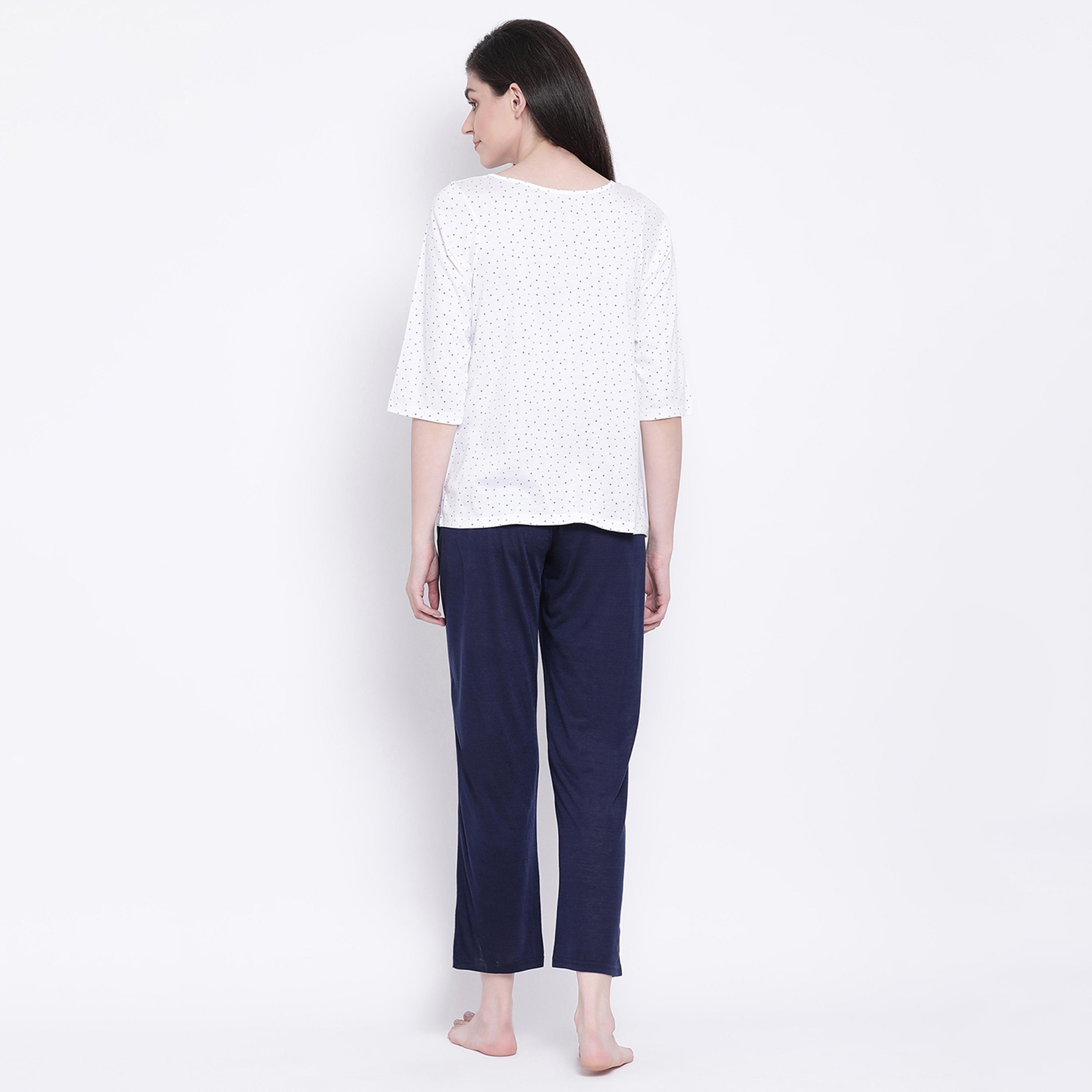 Clovia Set of Printed Round Neck Top with Pyjama-women-clothing-nightwear-pyjamas-longsets-image-6
