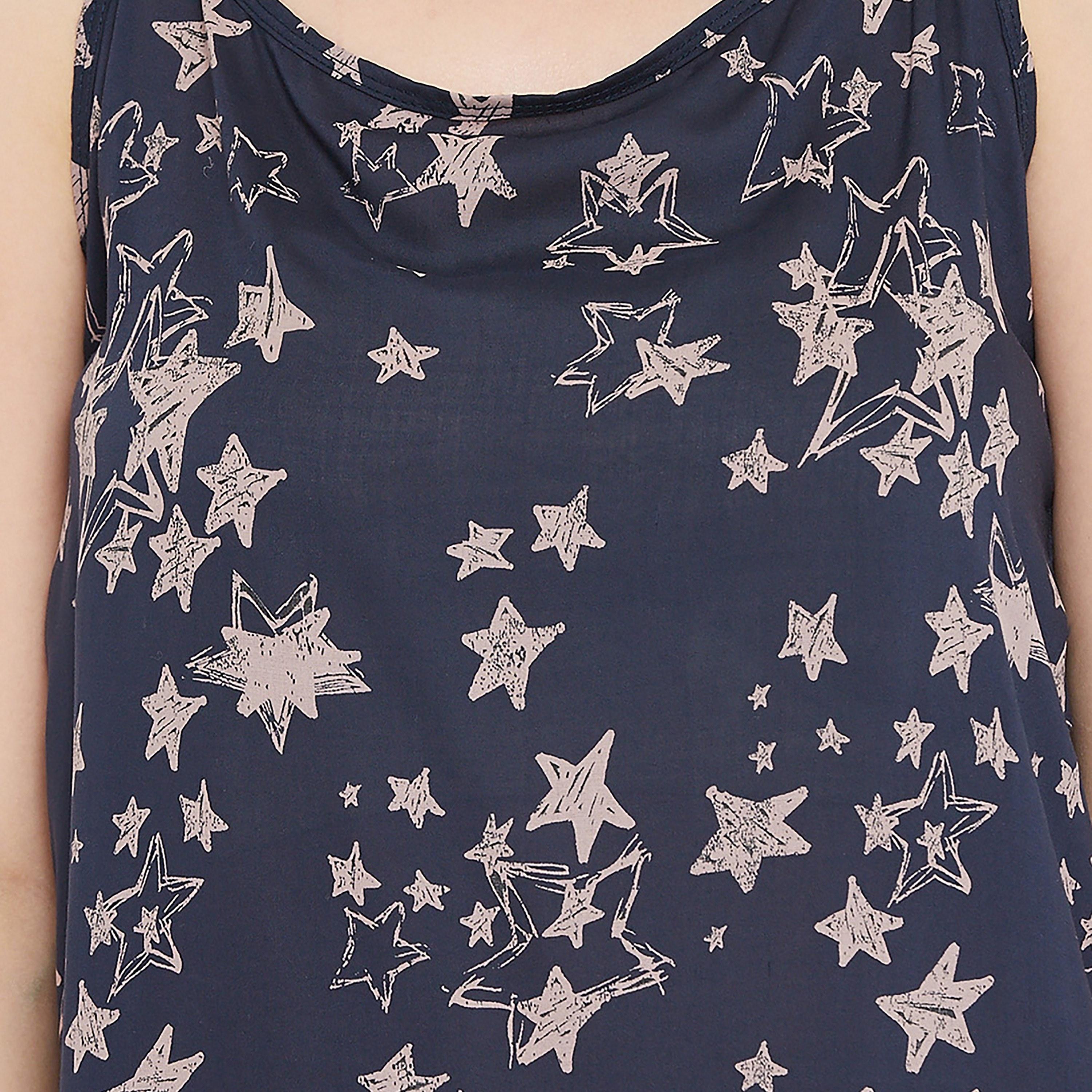 Clovia Set of Printed Cami Top with Shorts-women-clothing-nightwear-pyjamas-longsets-image-4