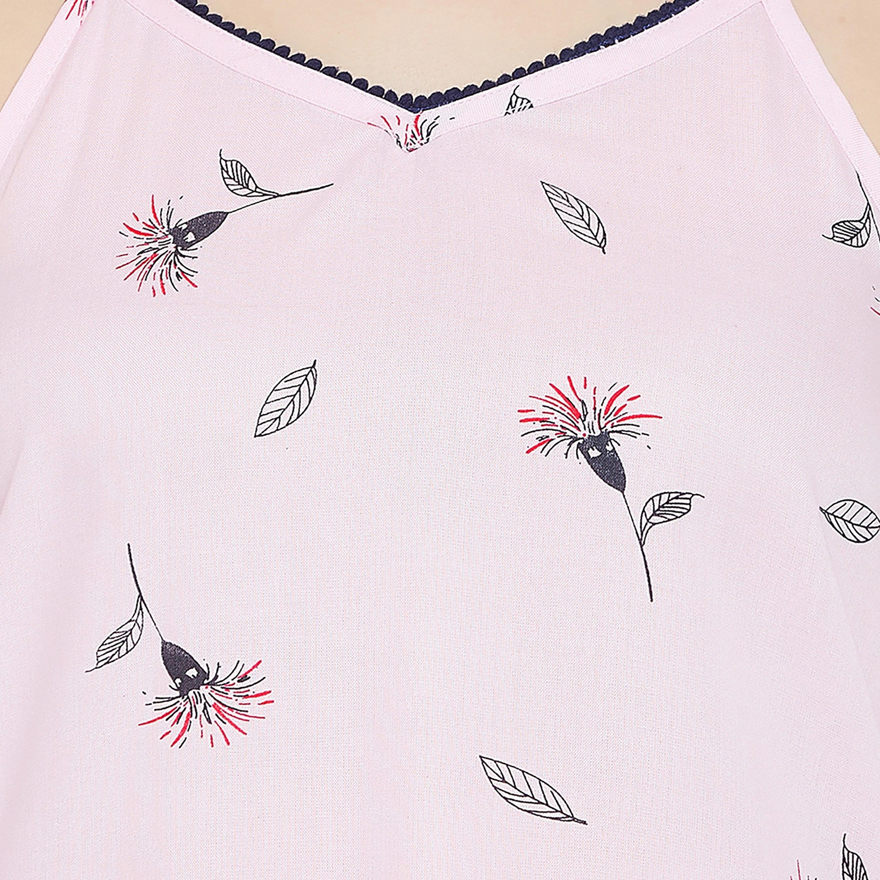 Clovia Set of Printed Cami Top with Shorts-women-clothing-nightwear-pyjamas-longsets-image-4