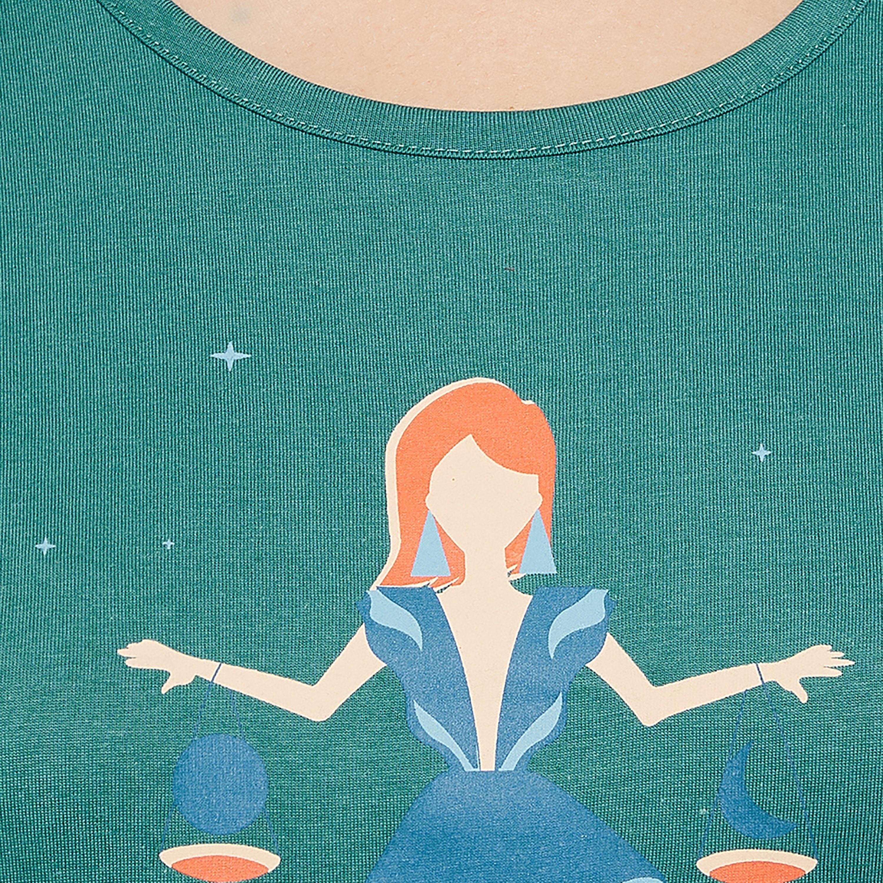 Clovia Set of Graphic Round Neck Top with Shorts-women-clothing-nightwear-pyjamas-longsets-image-4
