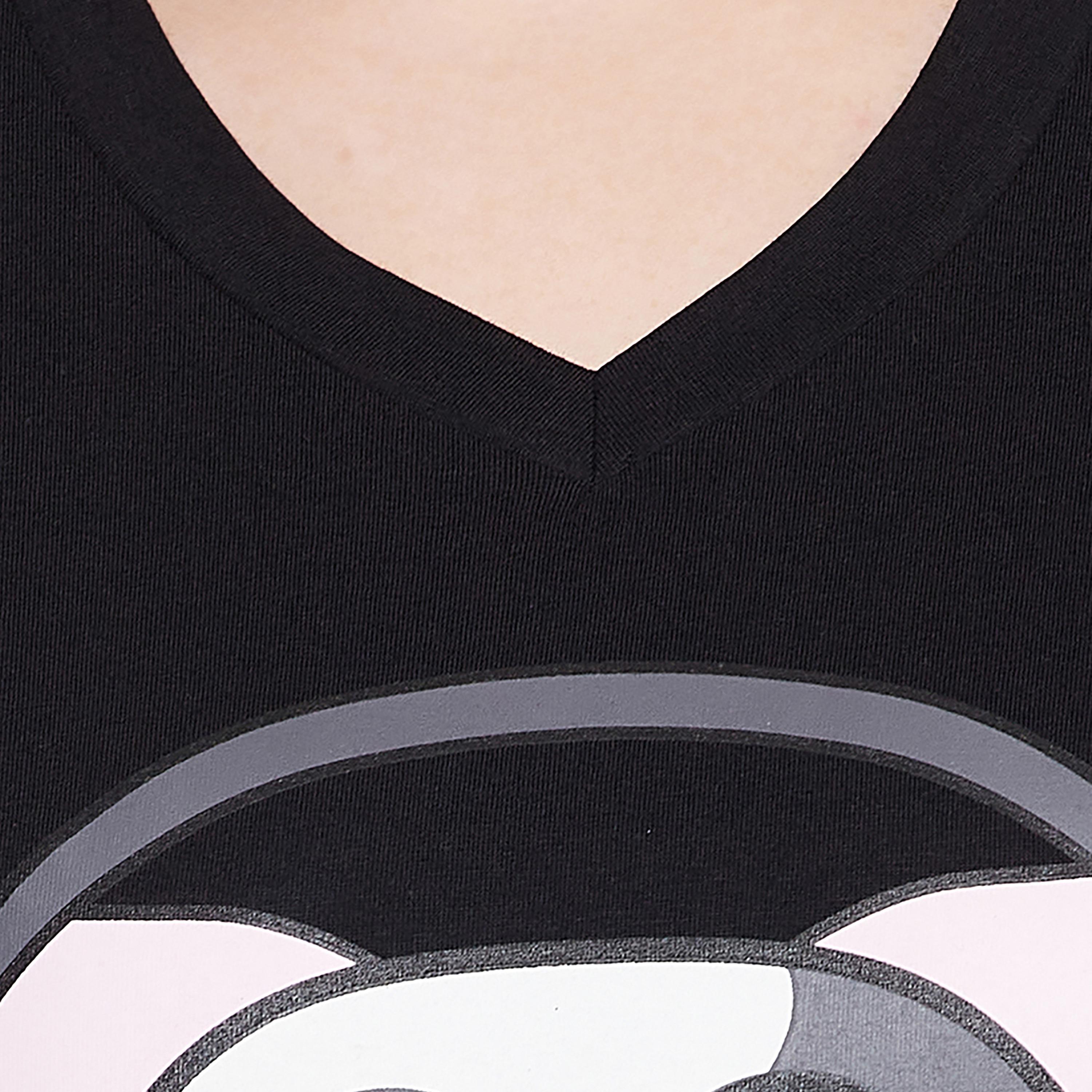 Clovia Set of Graphic V-Neck T-Shirt with Jogger-women-clothing-nightwear-pyjamas-longsets-image-4