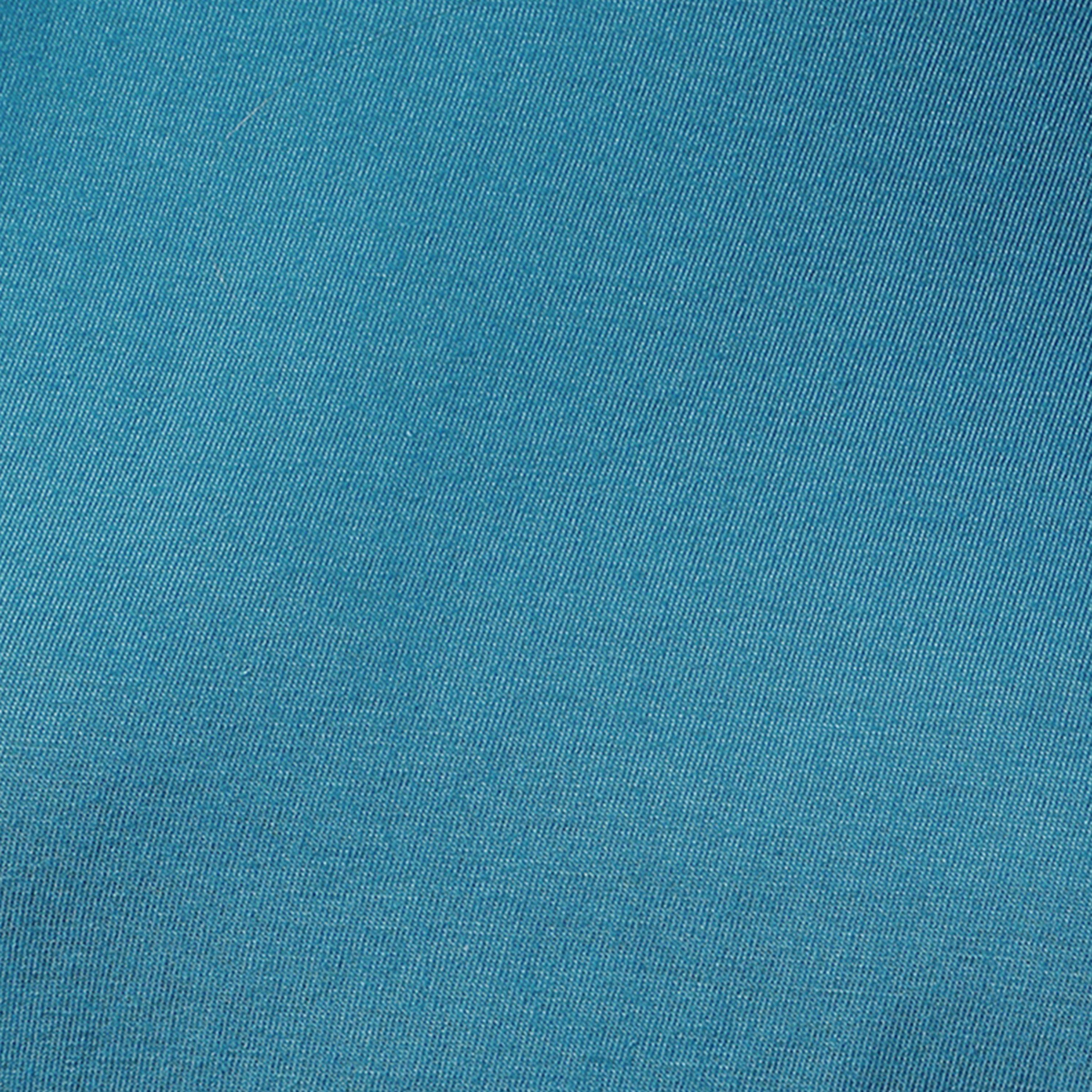 Clovia Chic Basic Women's Top & Pyjama Set in Ocean Blue - Modal-women-clothing-nightwear-pyjamas-longsets-image-2