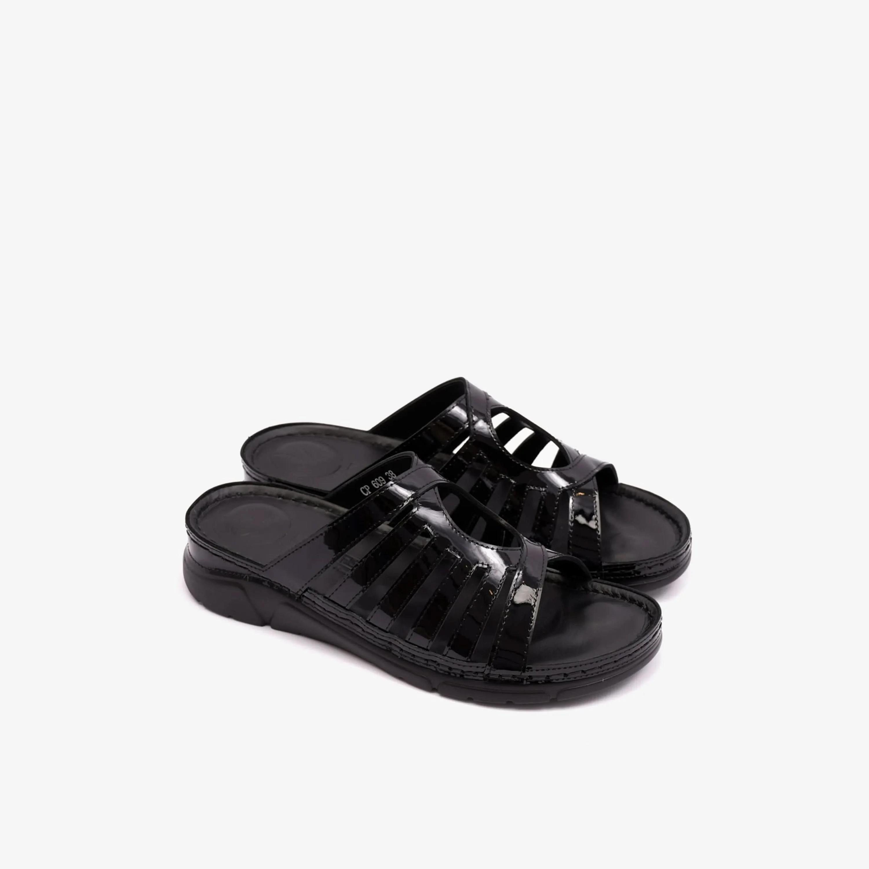 كومفورت بلس - صندل نسائي مسطح سهل الارتداء | LSDCP609-women-shoes-sandals-flats-image-1
