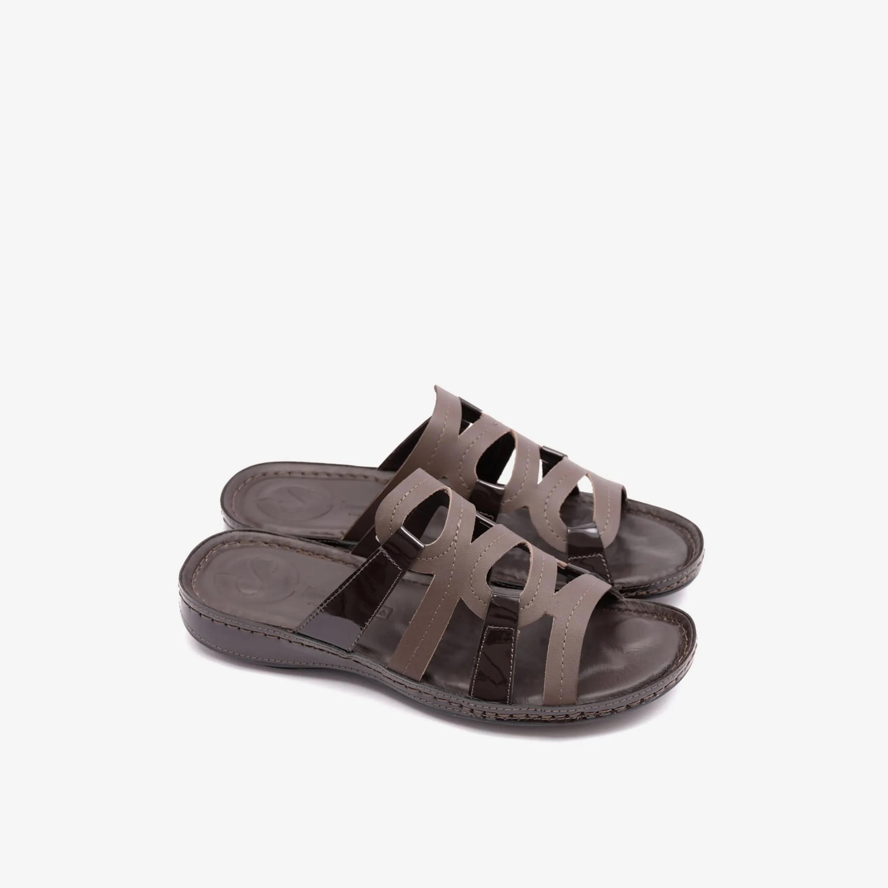 Comfort Plus Women's Slip-On Flat Slide Sandals | LSDCP721-women-shoes-sandals-flats-image-1
