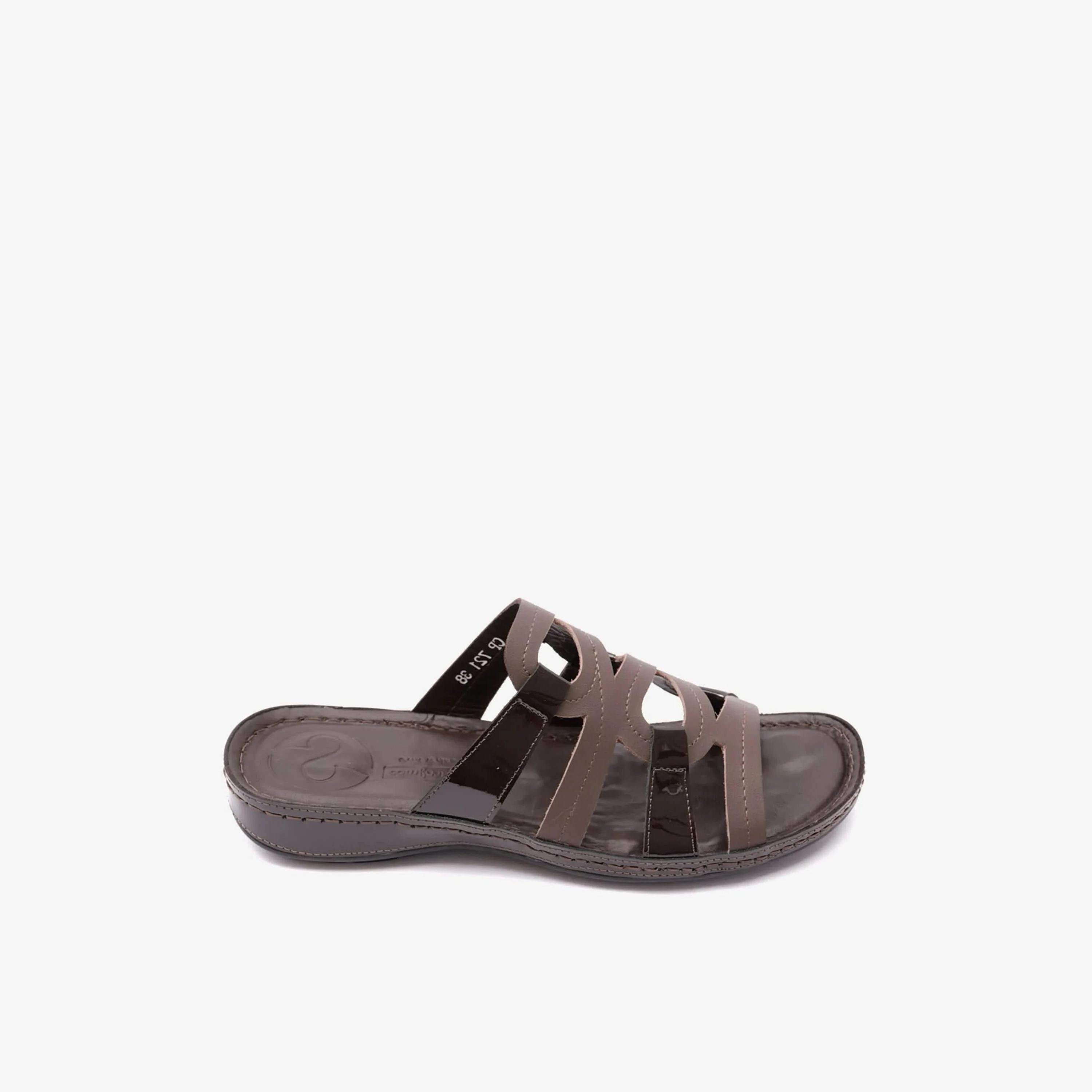 Comfort Plus Women's Slip-On Flat Slide Sandals | LSDCP721-women-shoes-sandals-flats-image-3