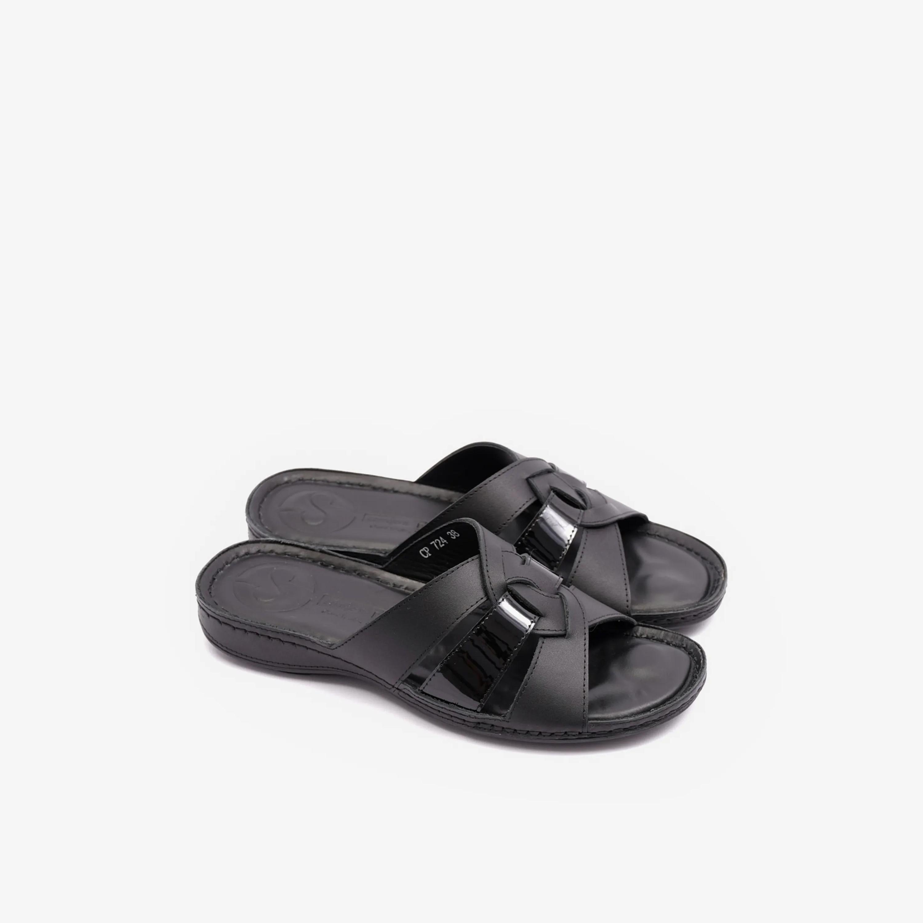 كومفورت بلس - صندل نسائي مسطح سهل الارتداء | LSDCP724-women-shoes-sandals-flats-image-1