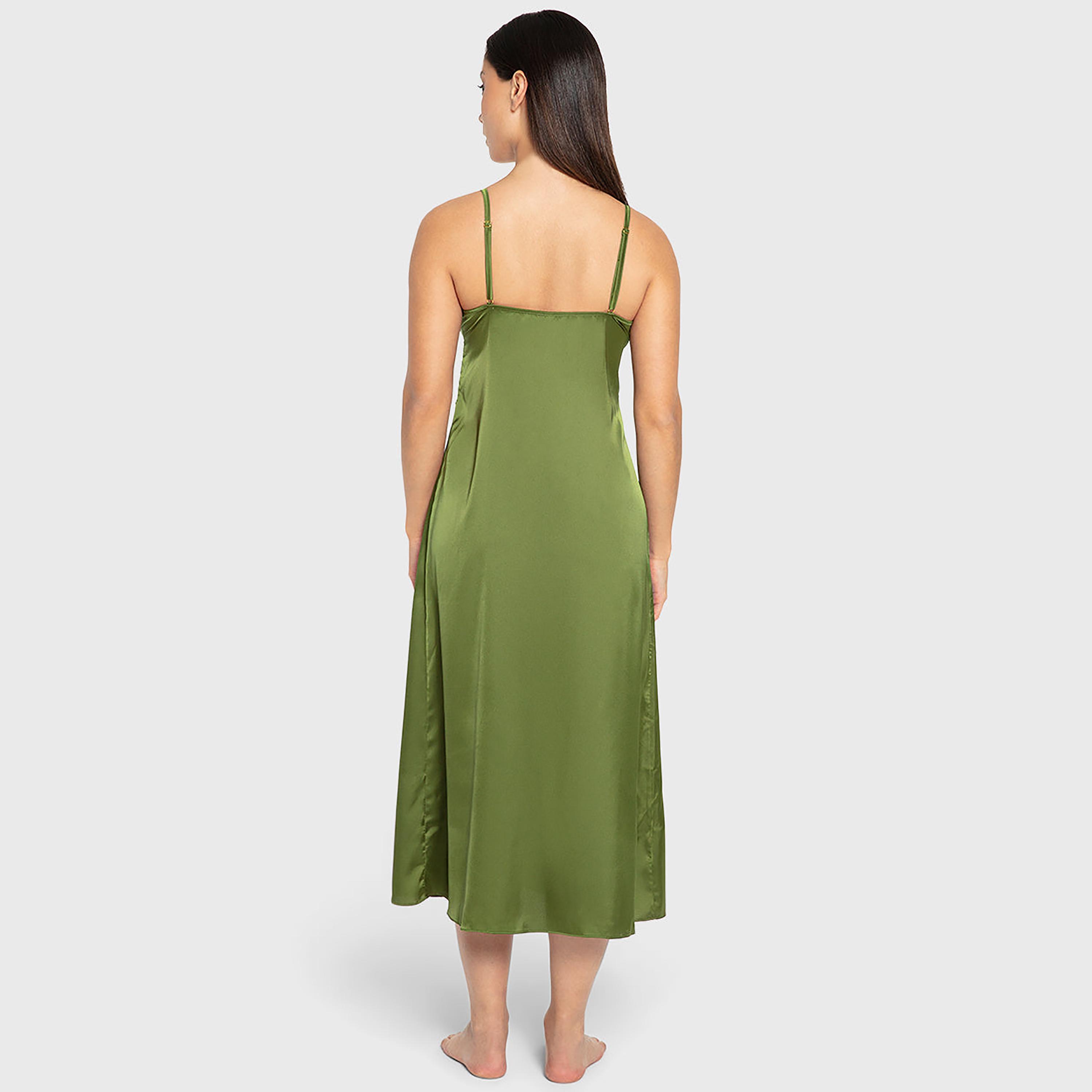 Isla & Evie Lace Strappy Sleeveless Women's Night Dress-women-clothing-nightwear-nighties-image-3