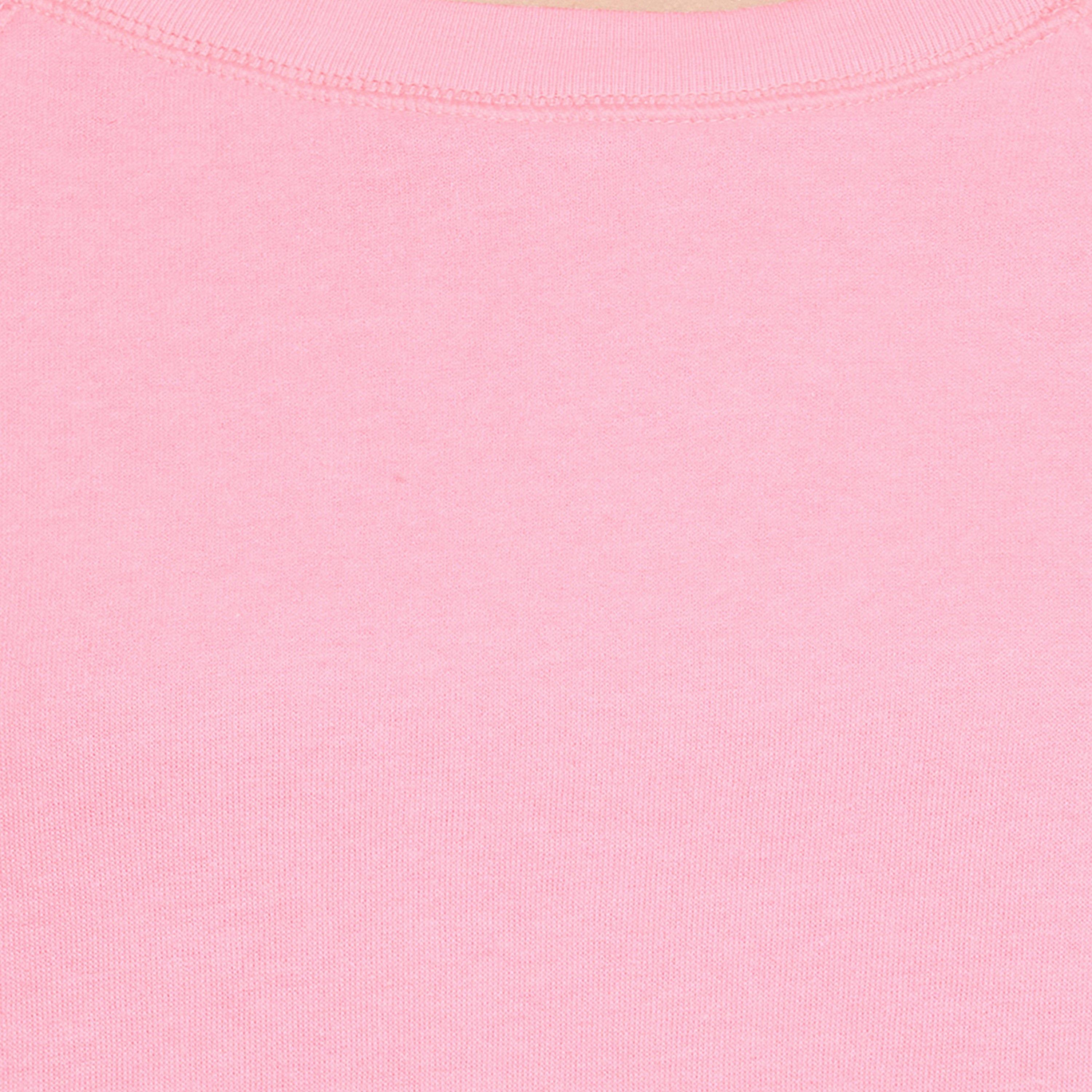 Clovia Chic Women's Basic Sweatshirt in Bubblegum Pink - Fleece-women-clothing-nightwear-pyjamas-tops-image-5