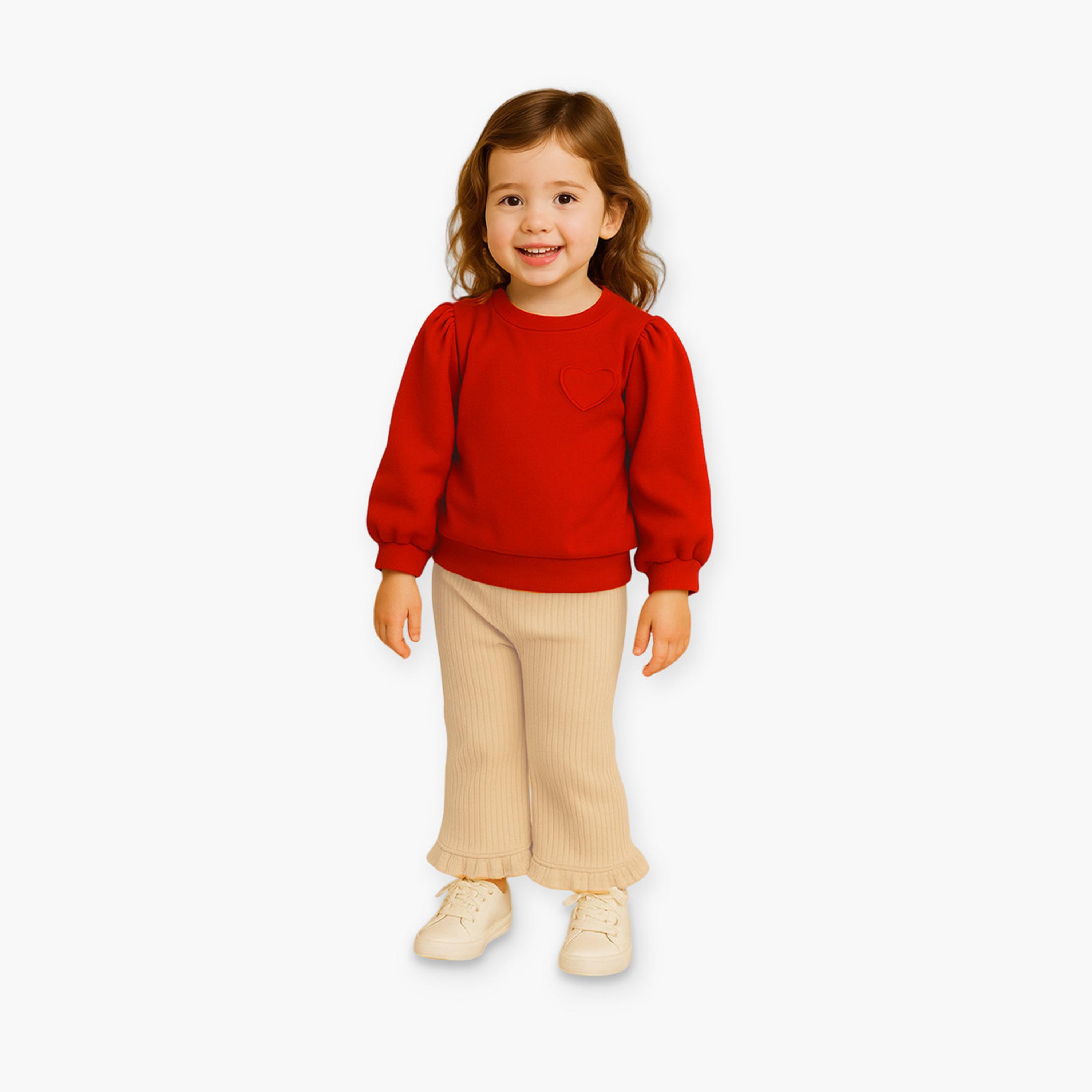 Luay Winter Wear Round Neck Swearshirt with Pants-girls-clothing-setsandcoords-image-1