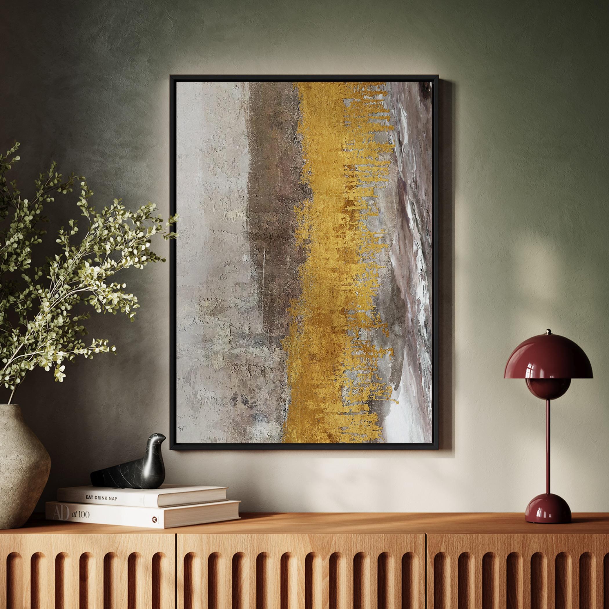 Abstract Gold Dust Canvas Art-household-walldecorandmirrors-wallart-image-2