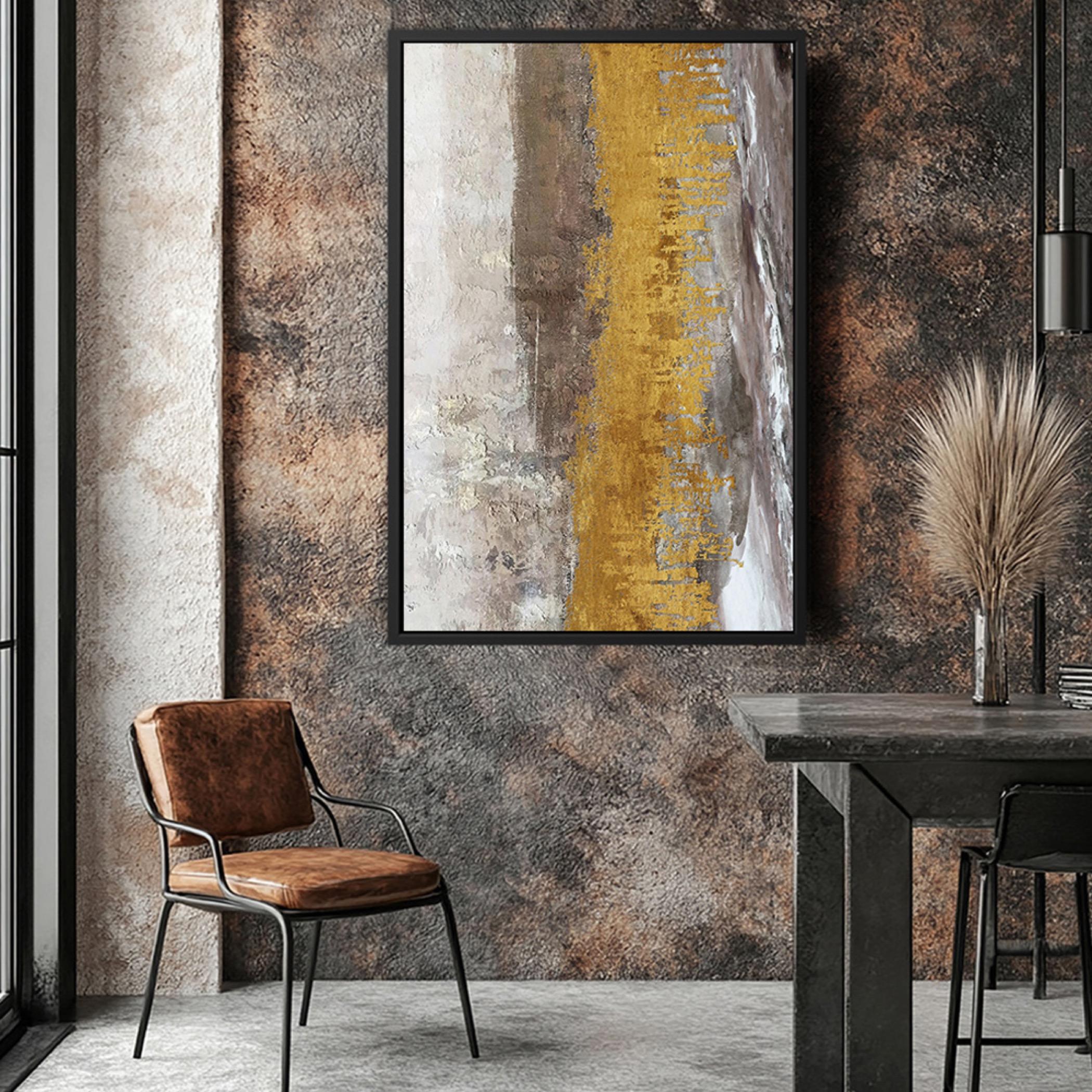 Abstract Gold Dust Canvas Art-household-walldecorandmirrors-wallart-image-4