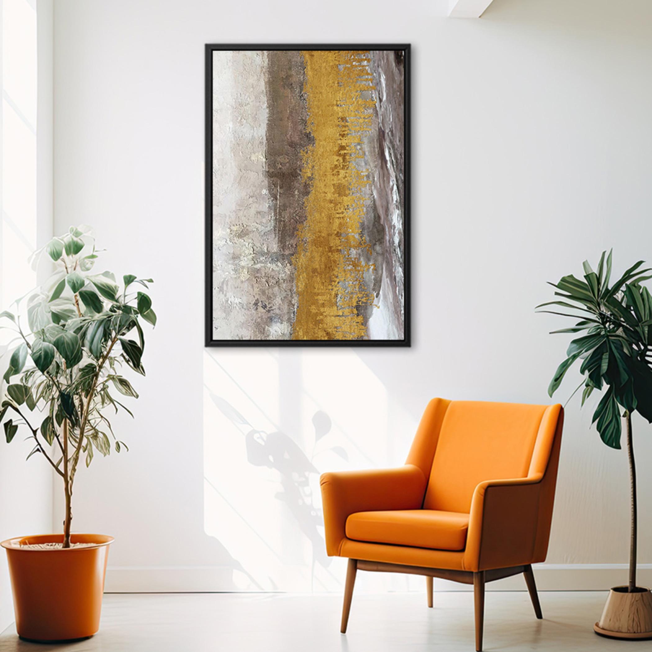 Abstract Gold Dust Canvas Art-household-walldecorandmirrors-wallart-image-6
