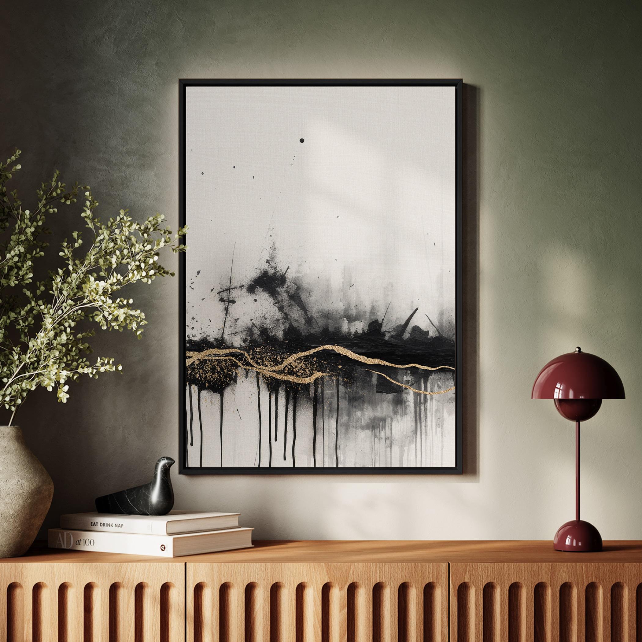 Abstract Gold Wall Art-household-walldecorandmirrors-wallart-image-2
