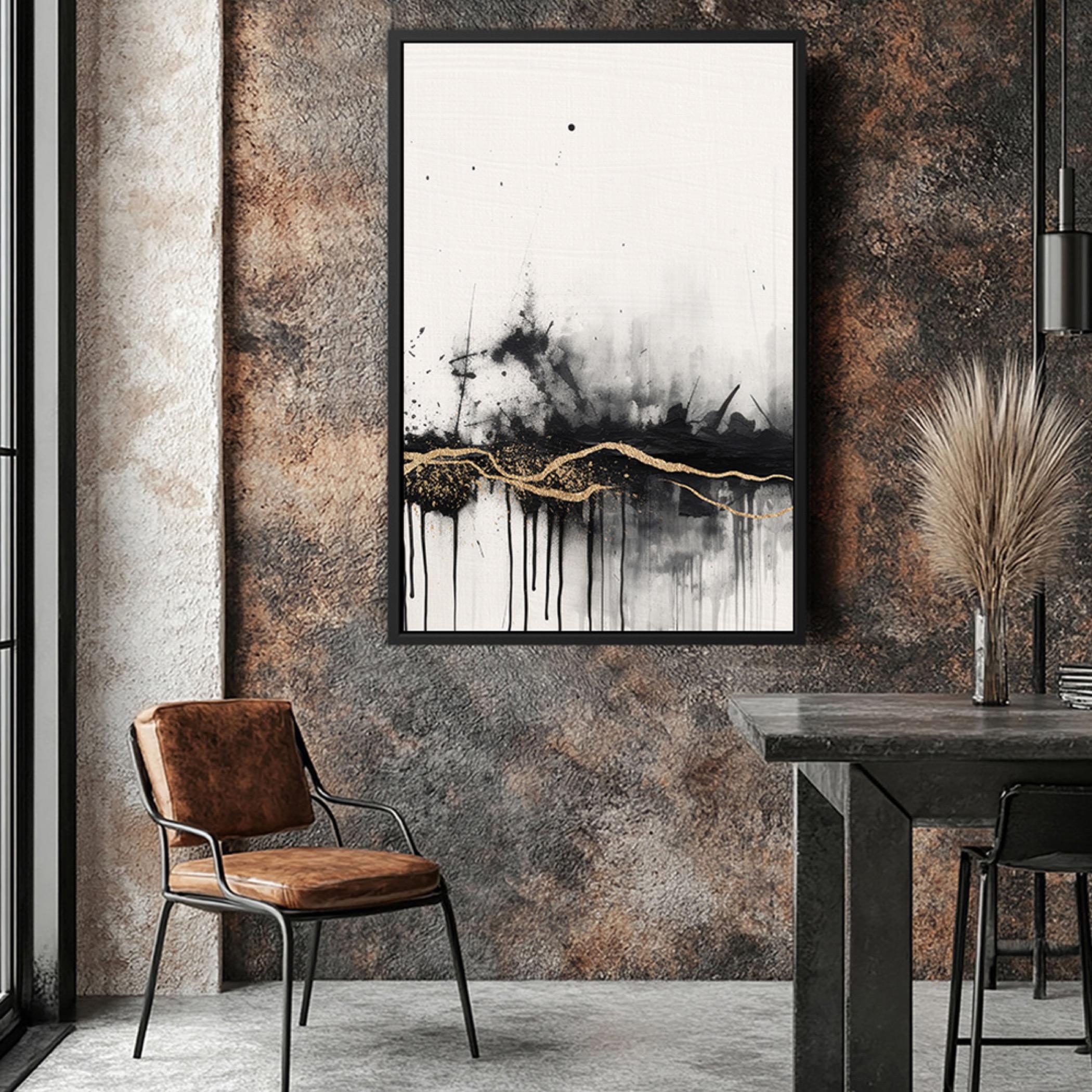Abstract Gold Wall Art-household-walldecorandmirrors-wallart-image-4