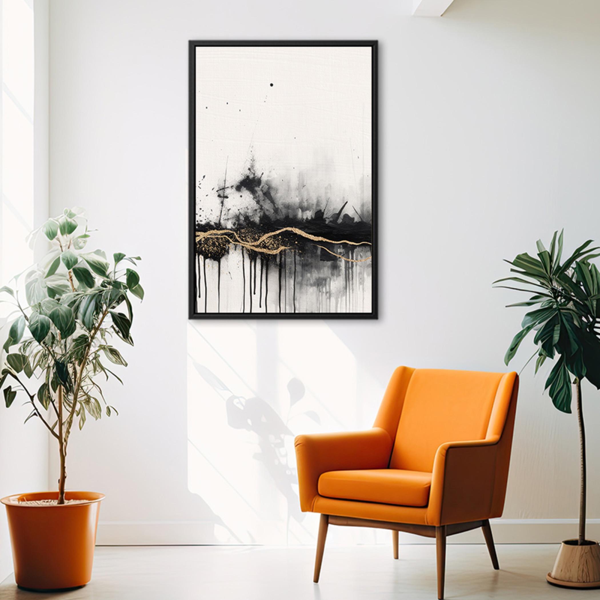 Abstract Gold Wall Art-household-walldecorandmirrors-wallart-image-6