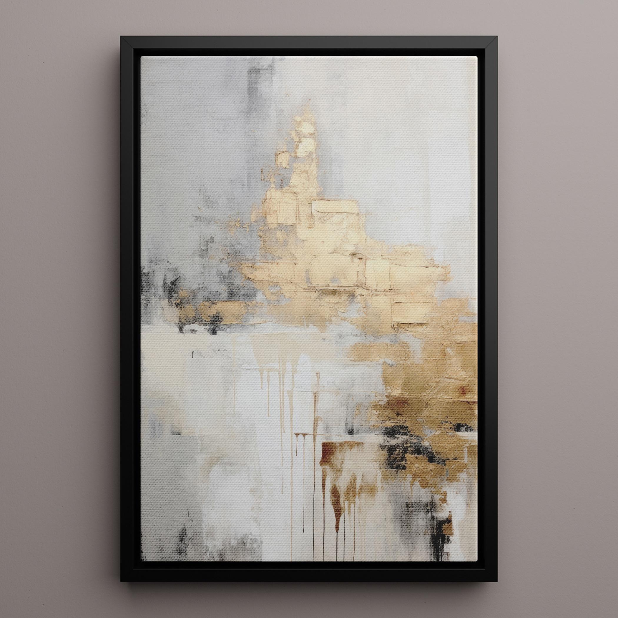 Abstract Gold Canvas Wall Art-household-walldecorandmirrors-wallart-image-1