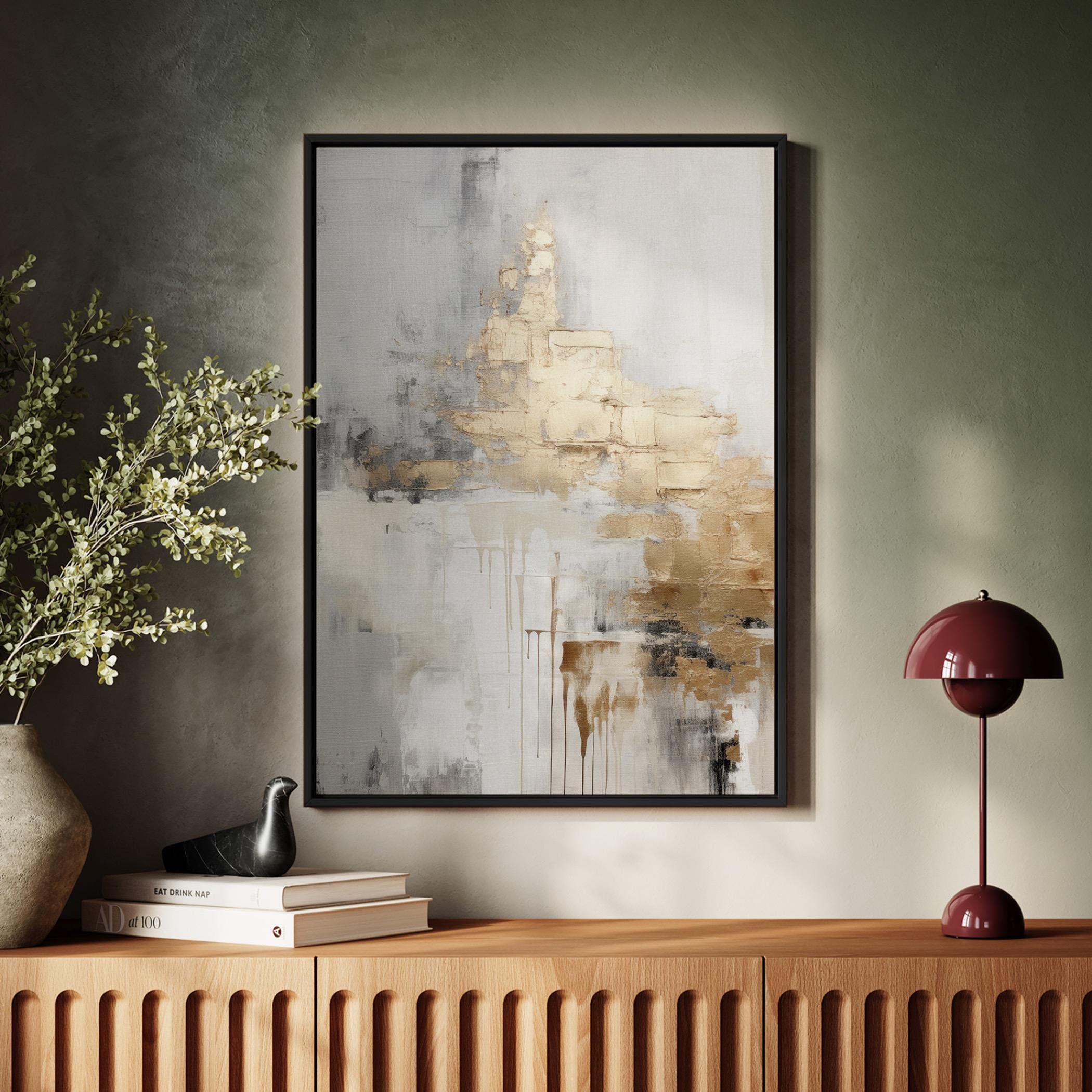 Abstract Gold Canvas Wall Art-household-walldecorandmirrors-wallart-image-2