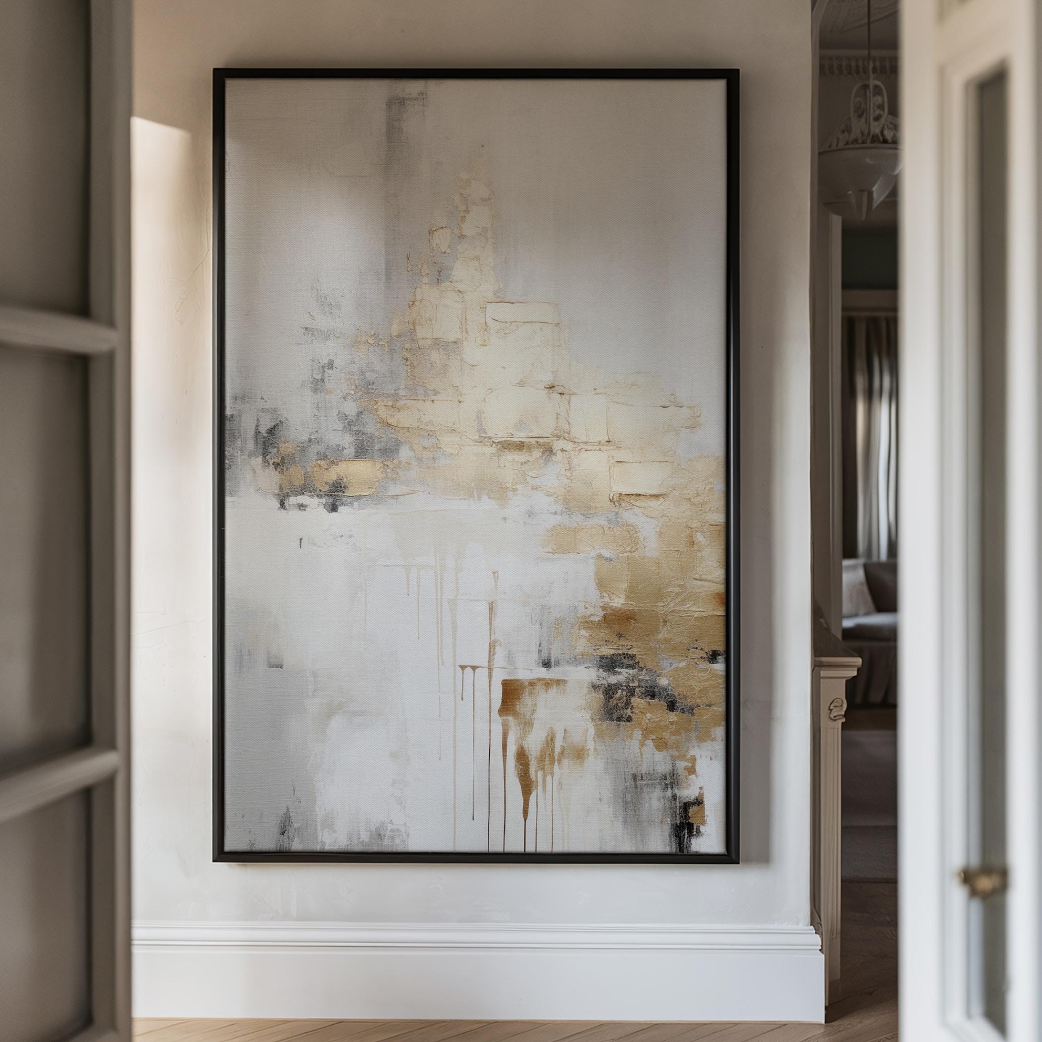 Abstract Gold Canvas Wall Art-household-walldecorandmirrors-wallart-image-3