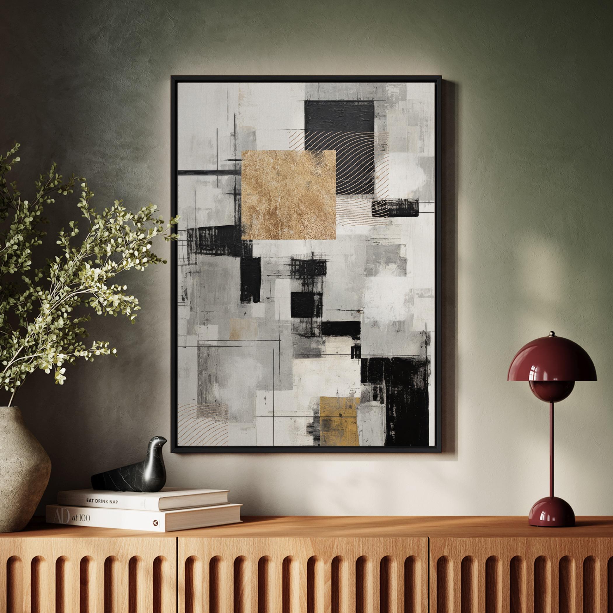Abstract Geometric Canvas Wall Art-household-walldecorandmirrors-wallart-image-2