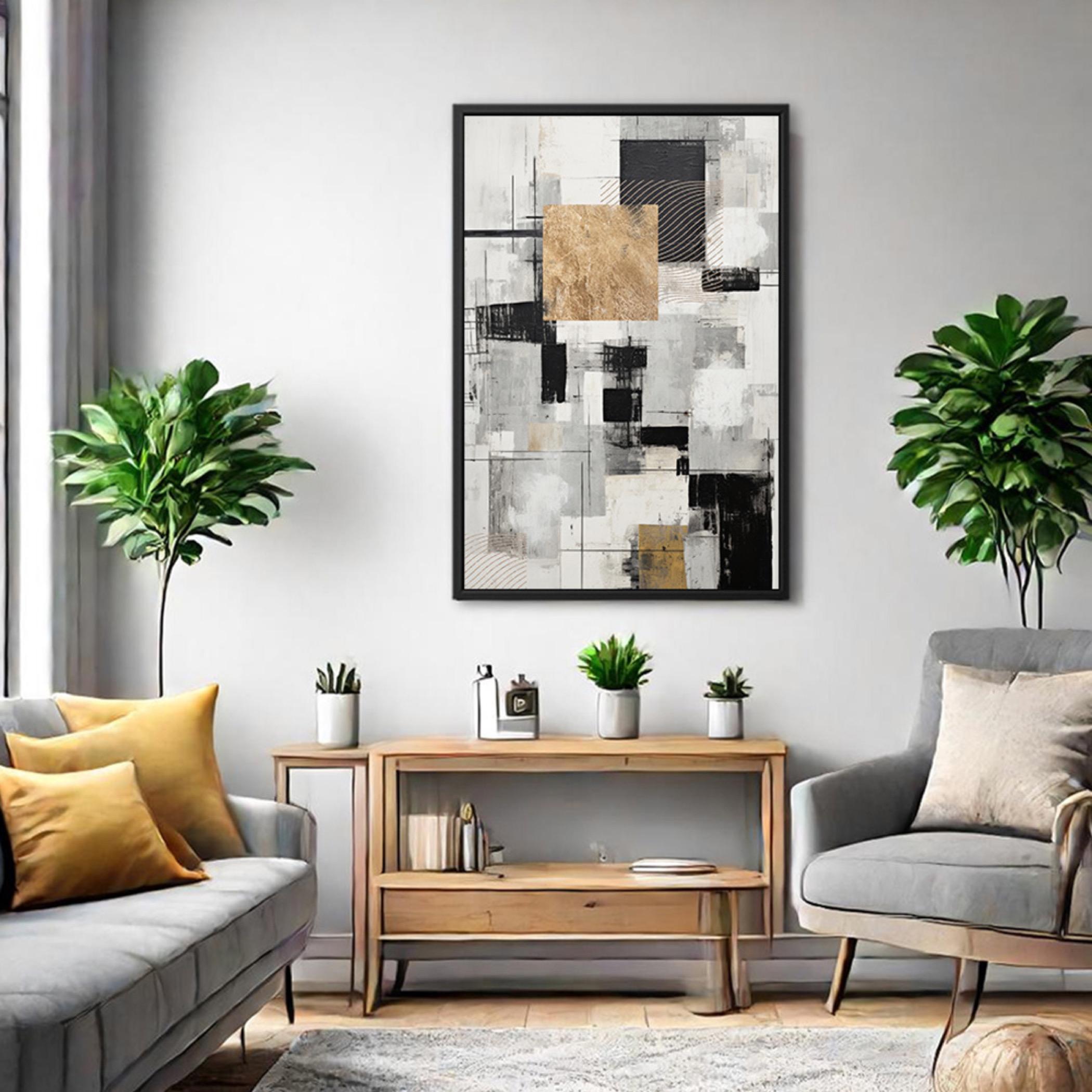 Abstract Geometric Canvas Wall Art-household-walldecorandmirrors-wallart-image-5