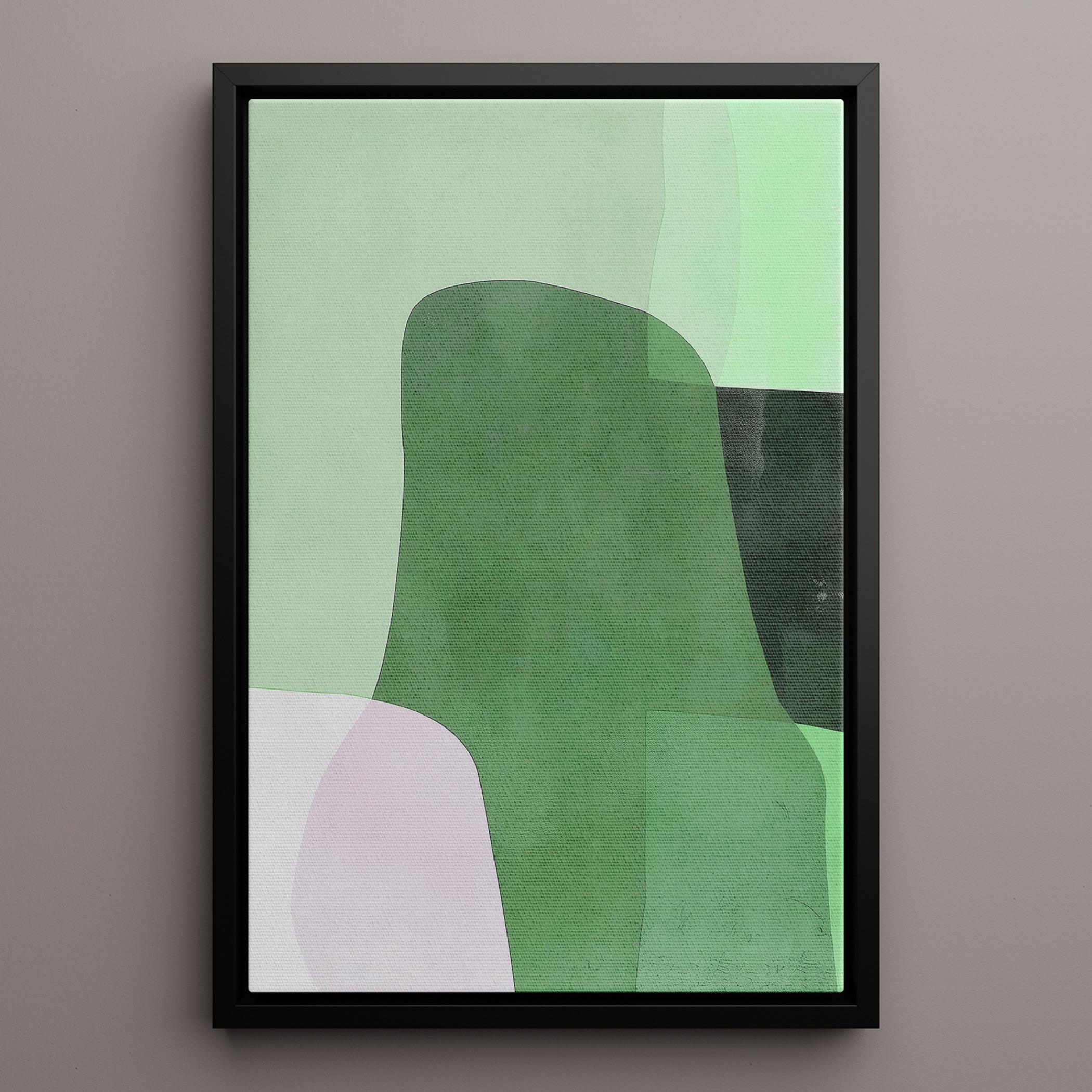 Abstract Green Canvas Wall Art-household-walldecorandmirrors-wallart-image-1