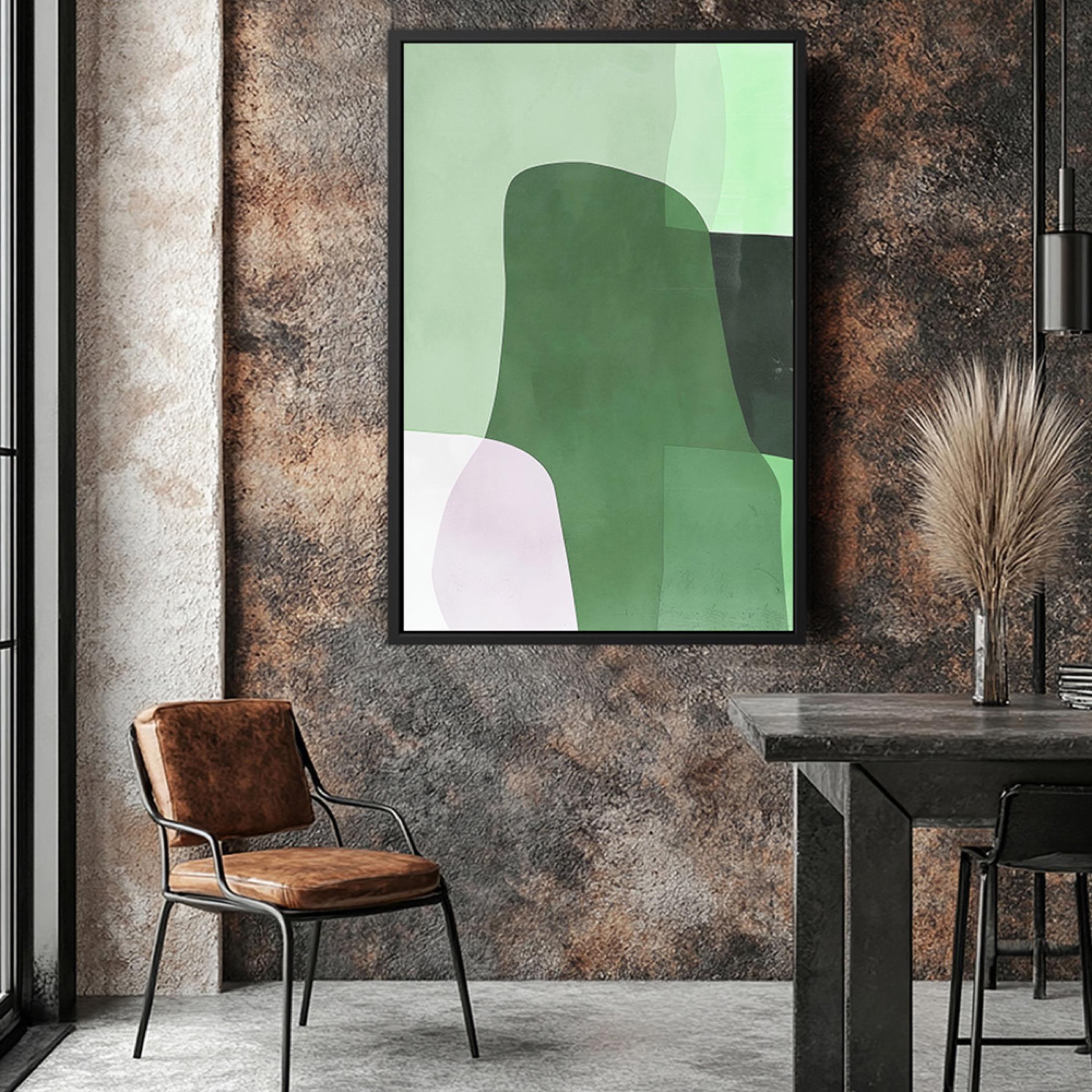 Abstract Green Canvas Wall Art-household-walldecorandmirrors-wallart-image-4