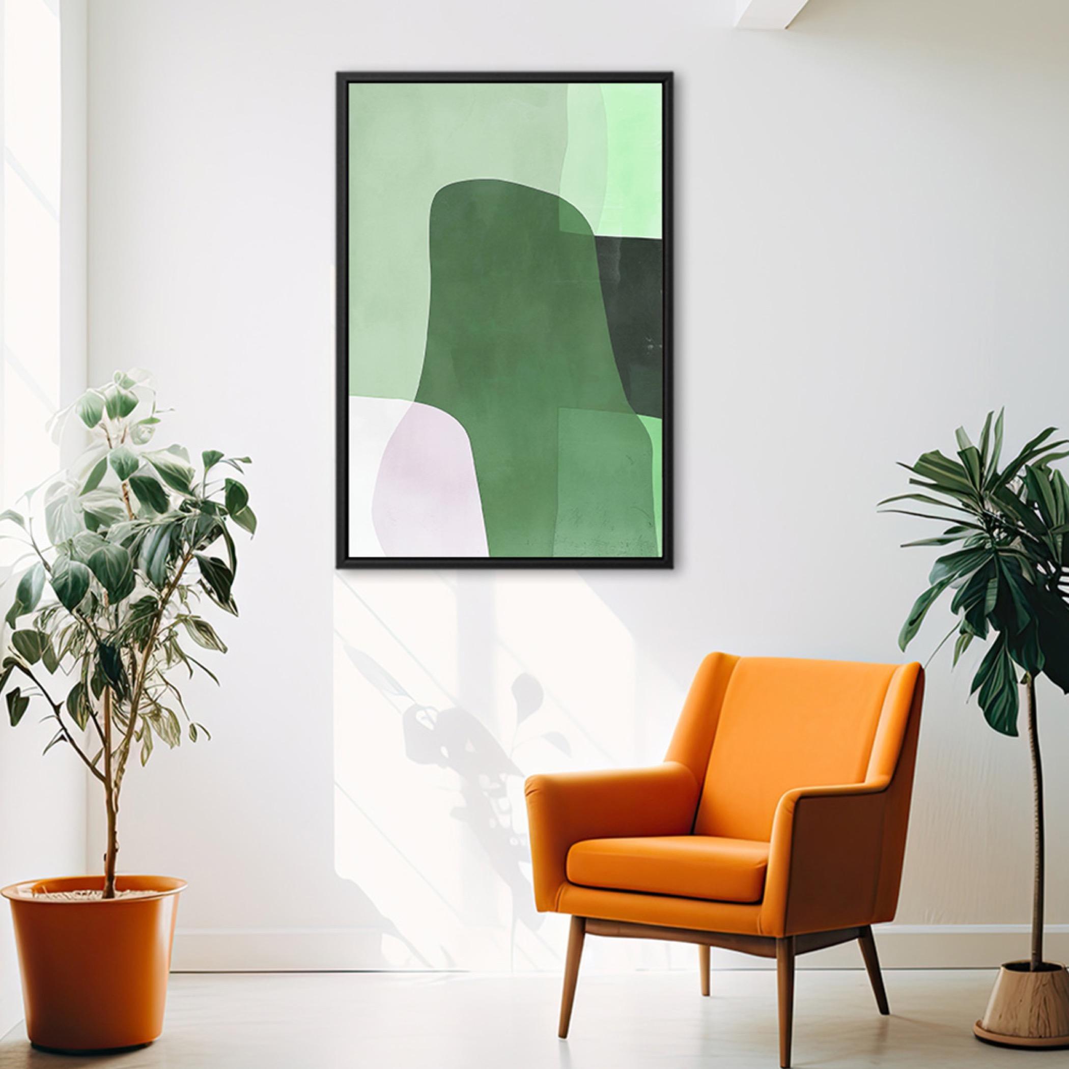 Abstract Green Canvas Wall Art-household-walldecorandmirrors-wallart-image-6