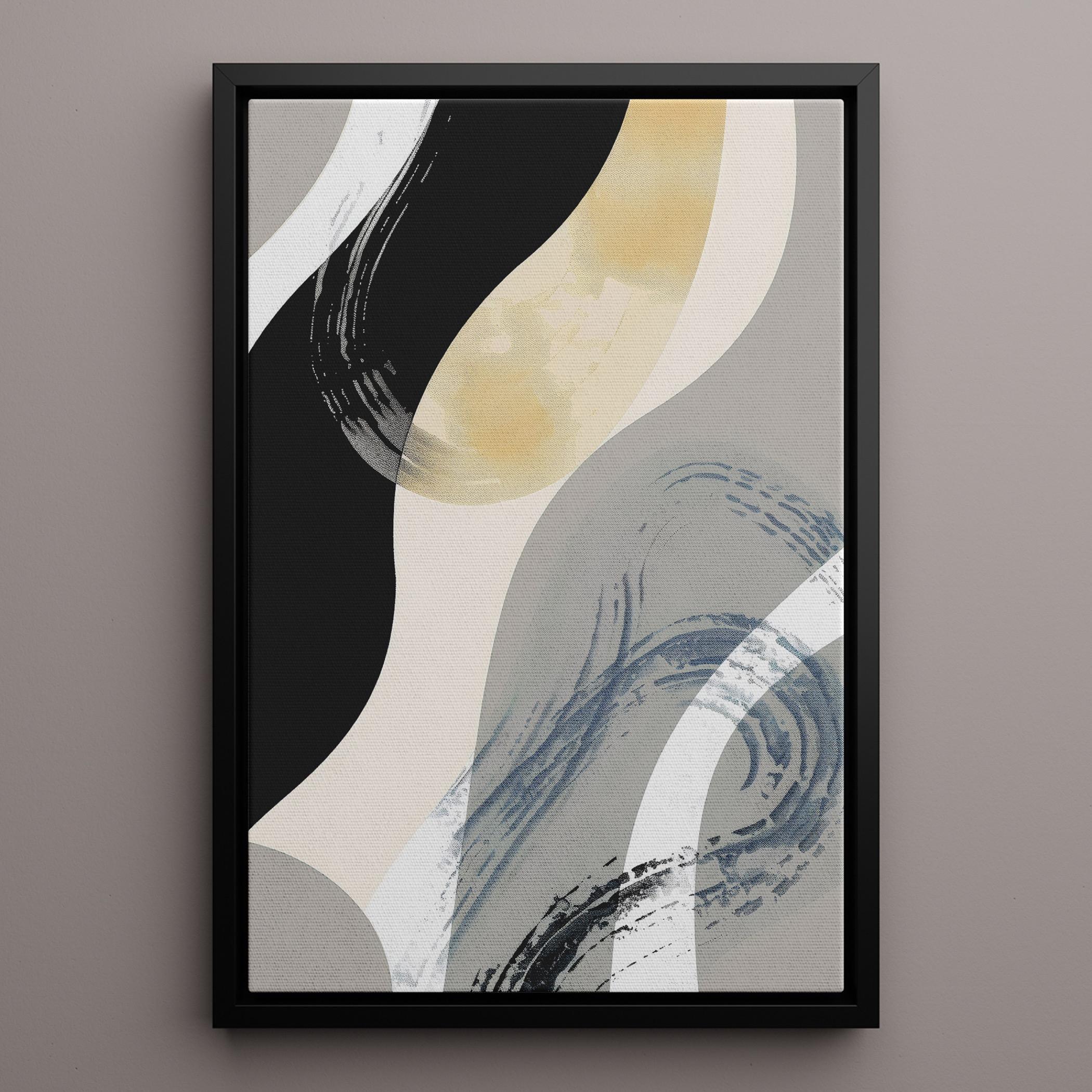 Abstract Canvas Art with Floating Frame-household-walldecorandmirrors-wallart-image-1