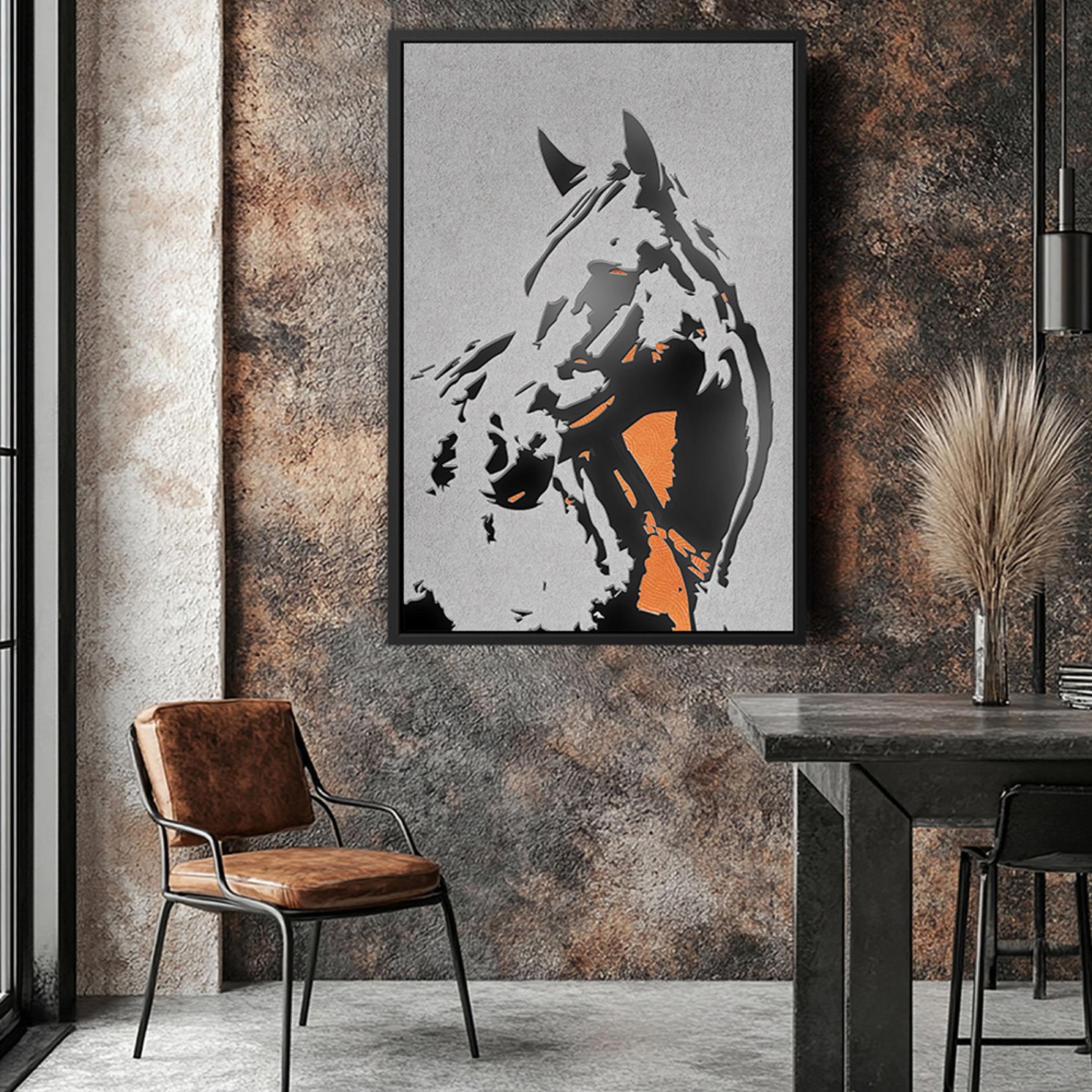 Horse Abstract Canvas Wall Art-household-walldecorandmirrors-wallart-image-4
