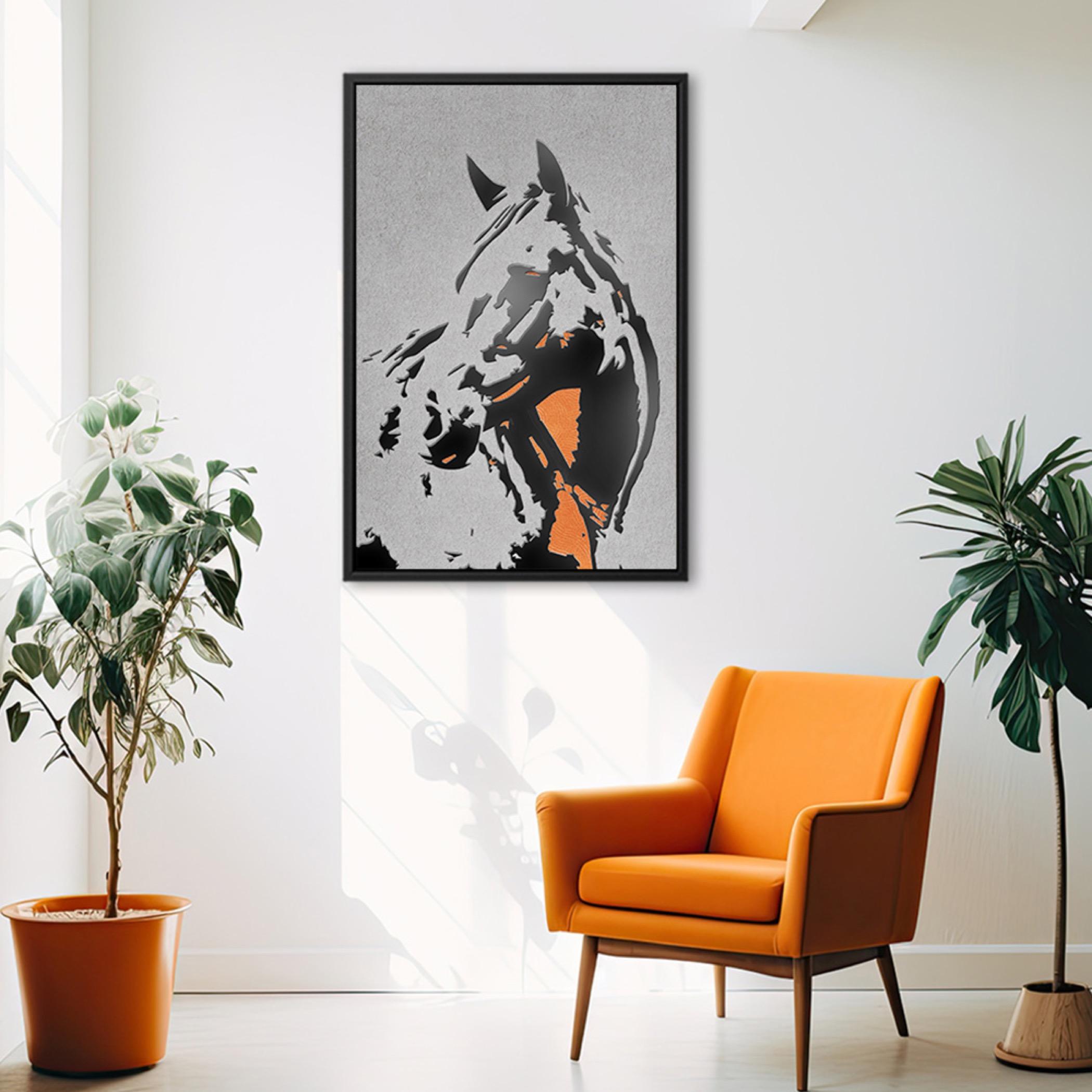 Horse Abstract Canvas Wall Art-household-walldecorandmirrors-wallart-image-6