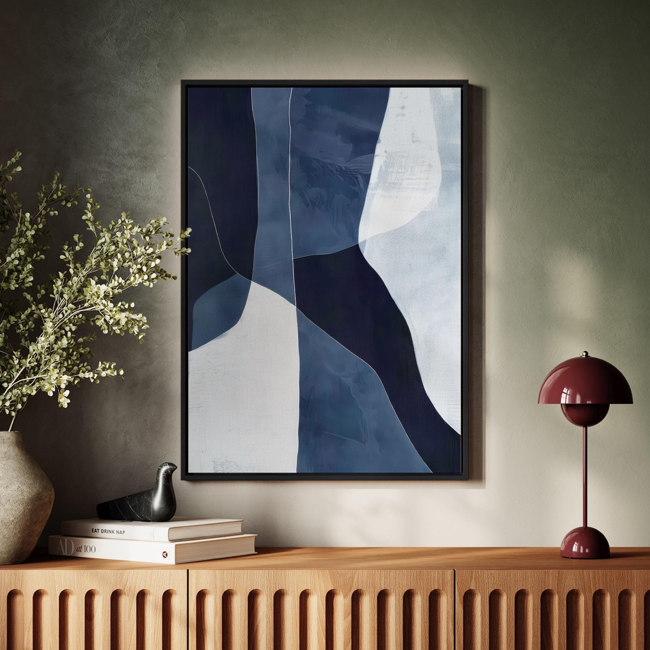 Abstract Canvas Art with Floating Frame-household-walldecorandmirrors-wallart-image-2