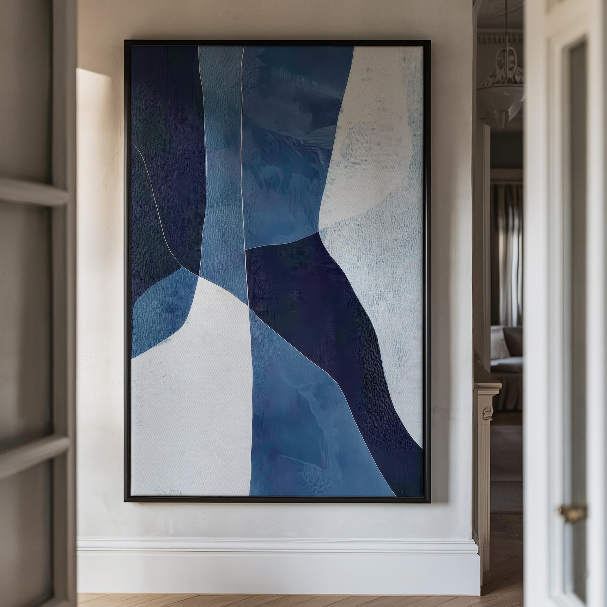Abstract Canvas Art with Floating Frame-household-walldecorandmirrors-wallart-image-3