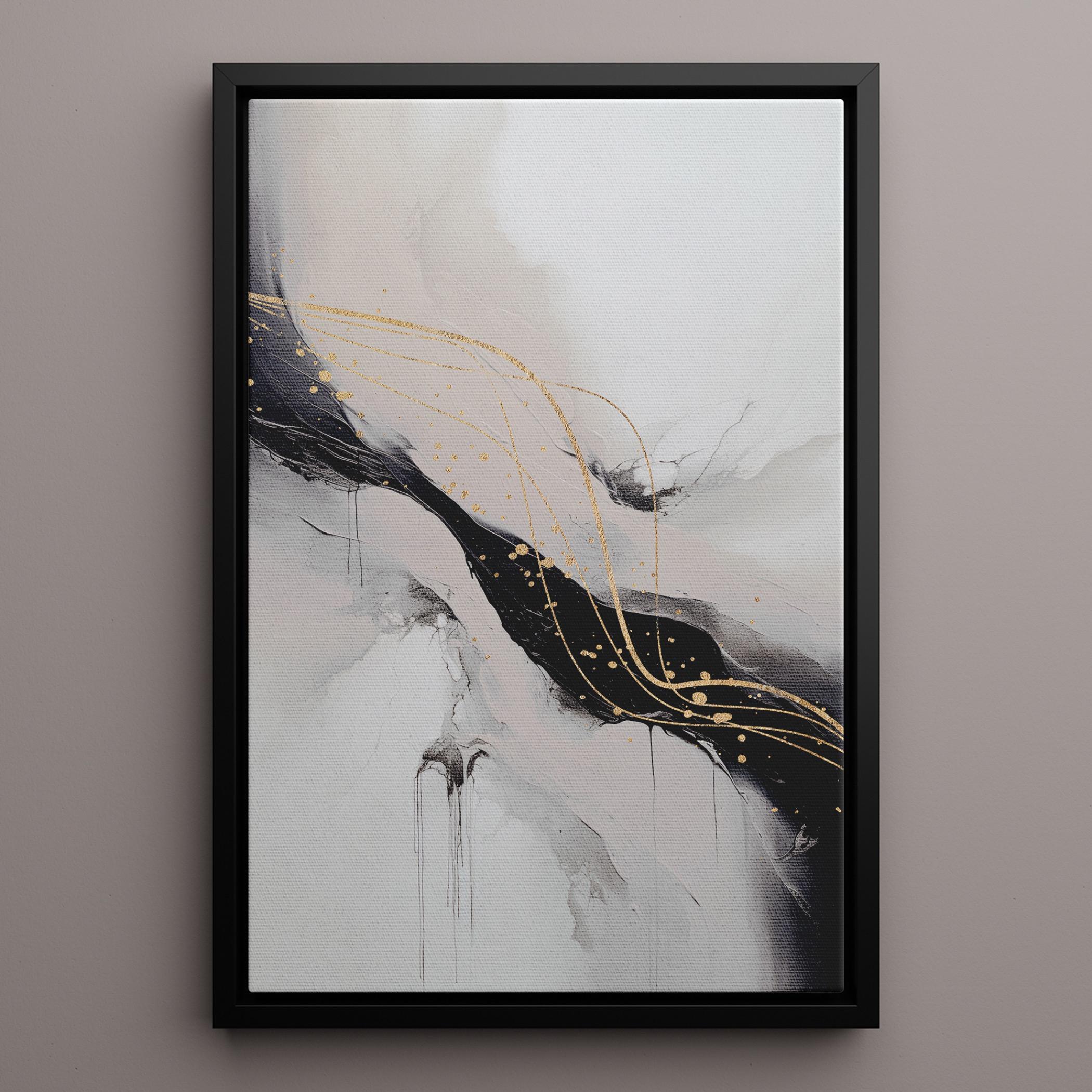 Abstract Canvas Art with Floating Frame-household-walldecorandmirrors-wallart-image-1