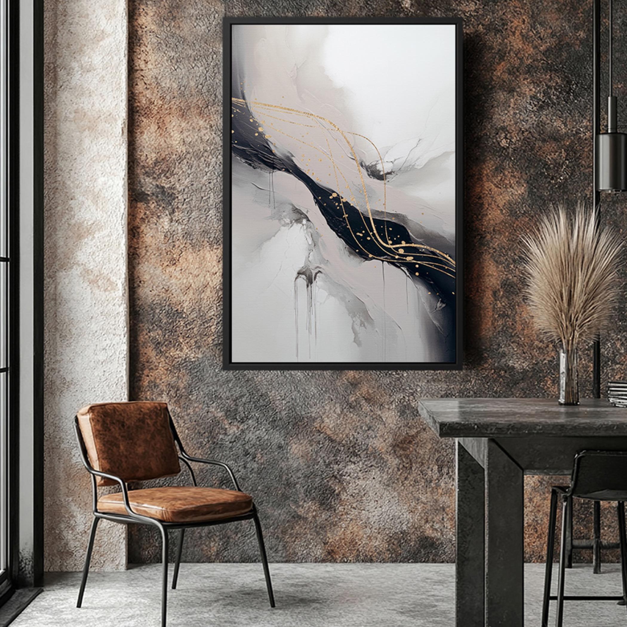 Abstract Canvas Art with Floating Frame-household-walldecorandmirrors-wallart-image-4