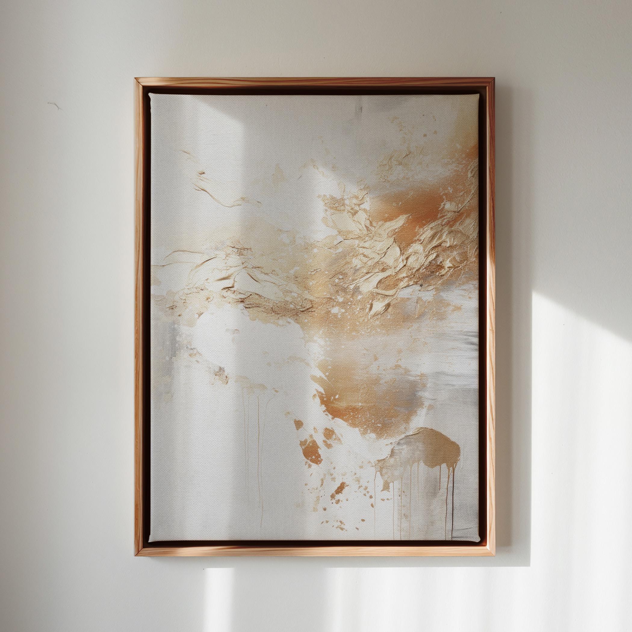 Abstract Canvas Wall Art Wooden Frame-household-walldecorandmirrors-wallart-image-1