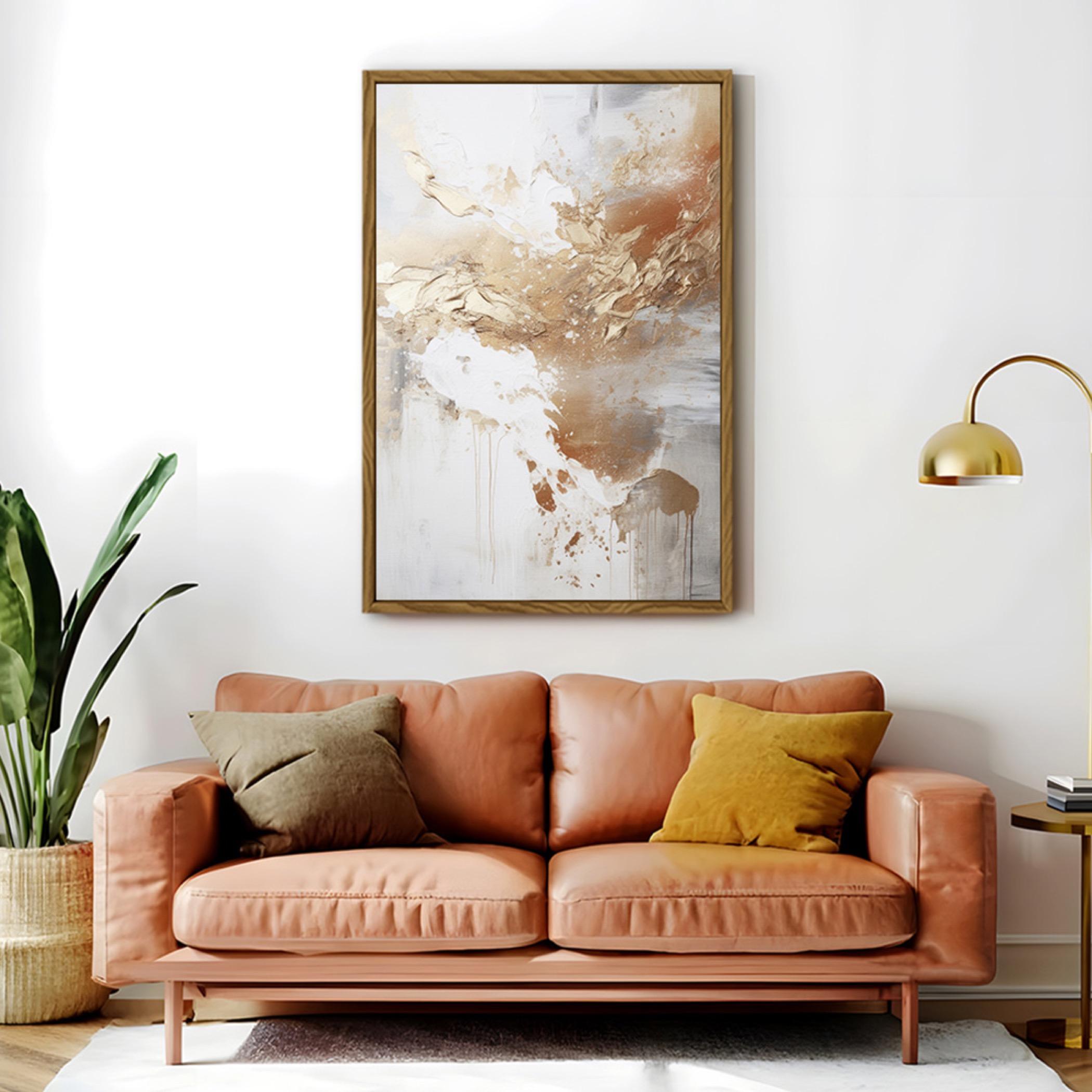 Abstract Canvas Wall Art Wooden Frame-household-walldecorandmirrors-wallart-image-6
