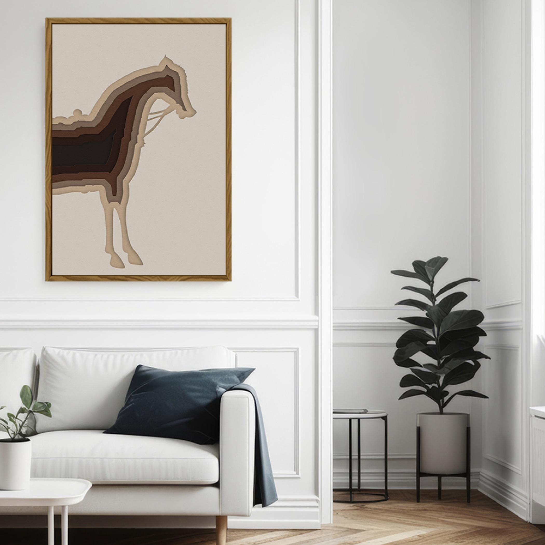 Abstract Horse Canvas Wall Art-household-walldecorandmirrors-wallart-image-5