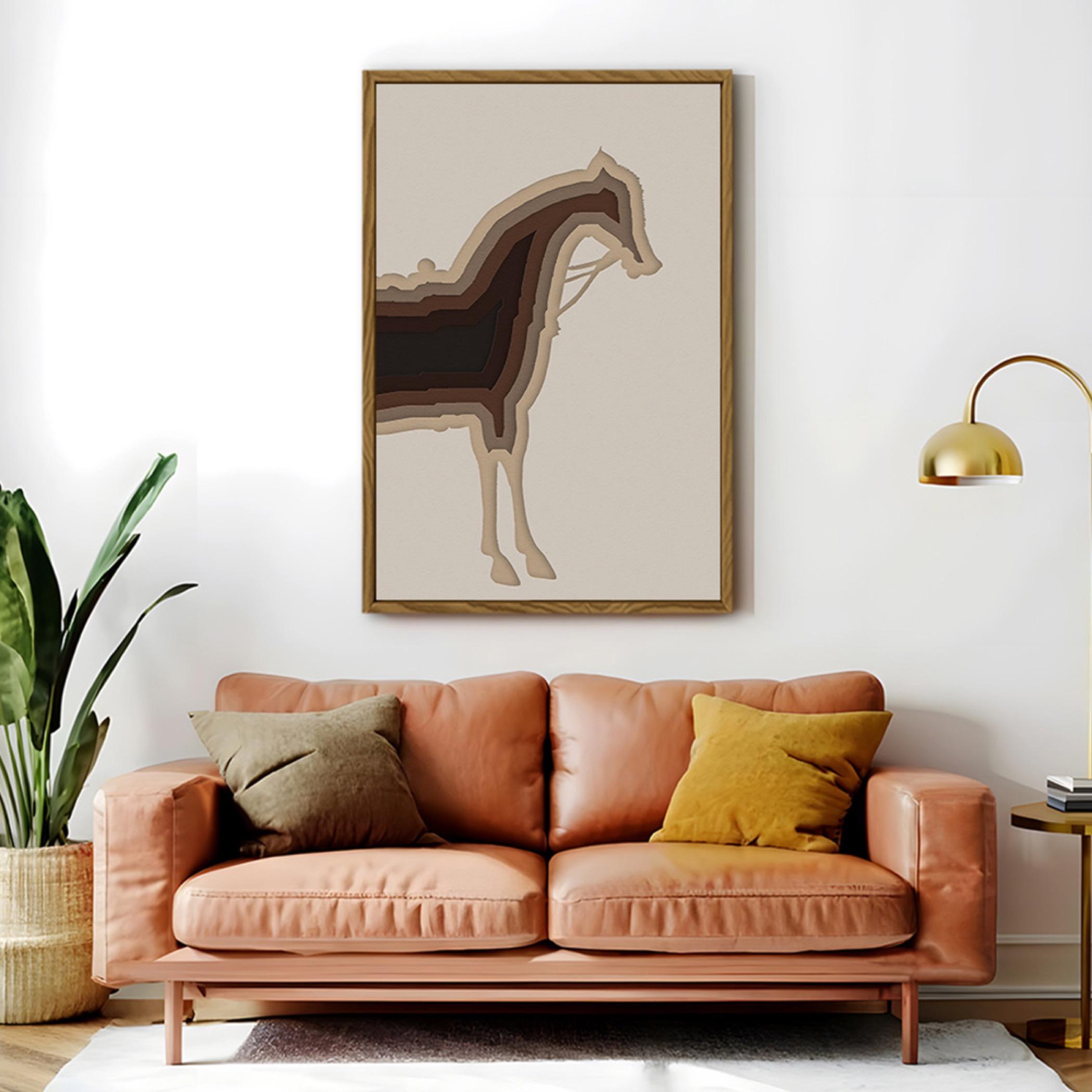 Abstract Horse Canvas Wall Art-household-walldecorandmirrors-wallart-image-6