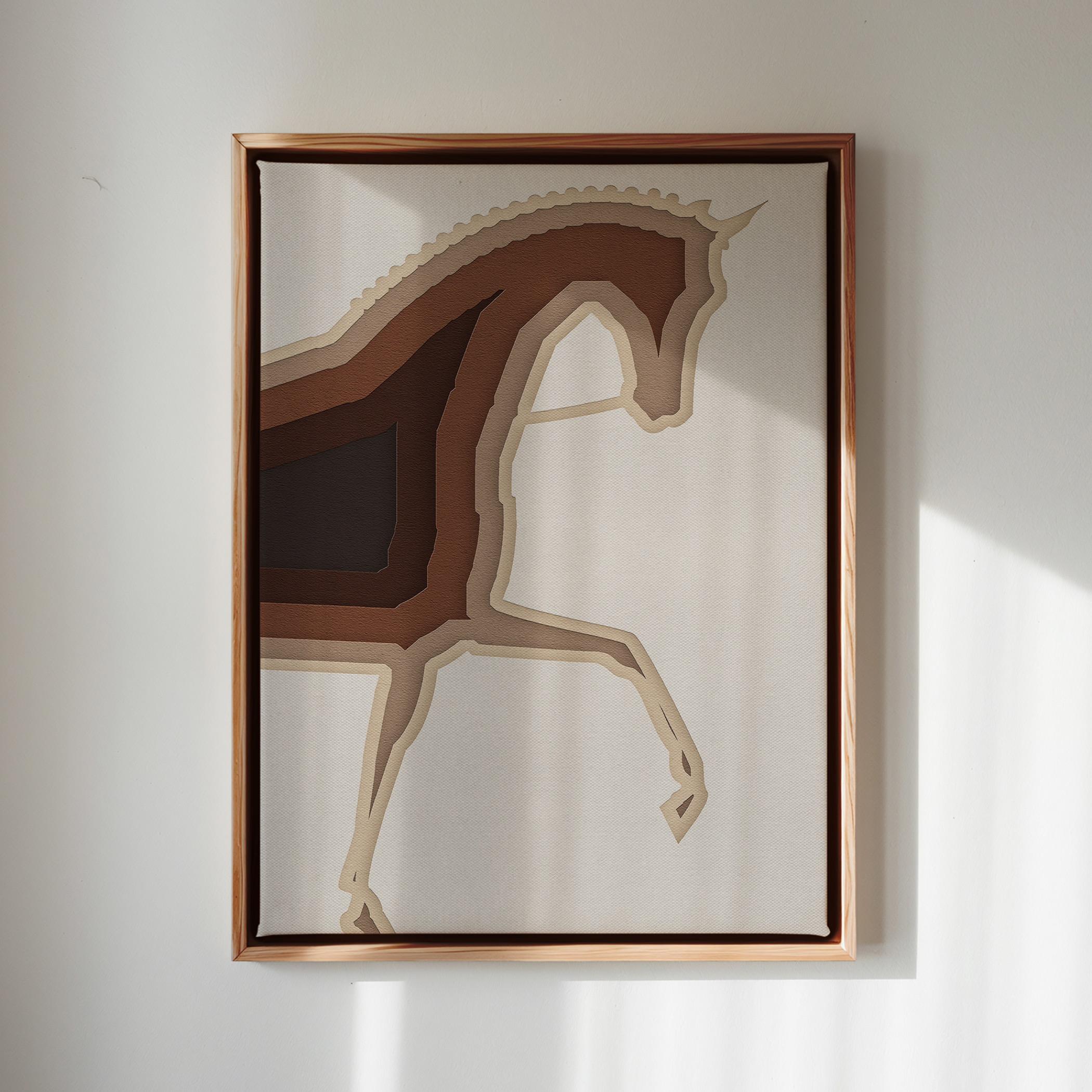 Horse Design Canvas Wall Art-household-walldecorandmirrors-wallart-image-1