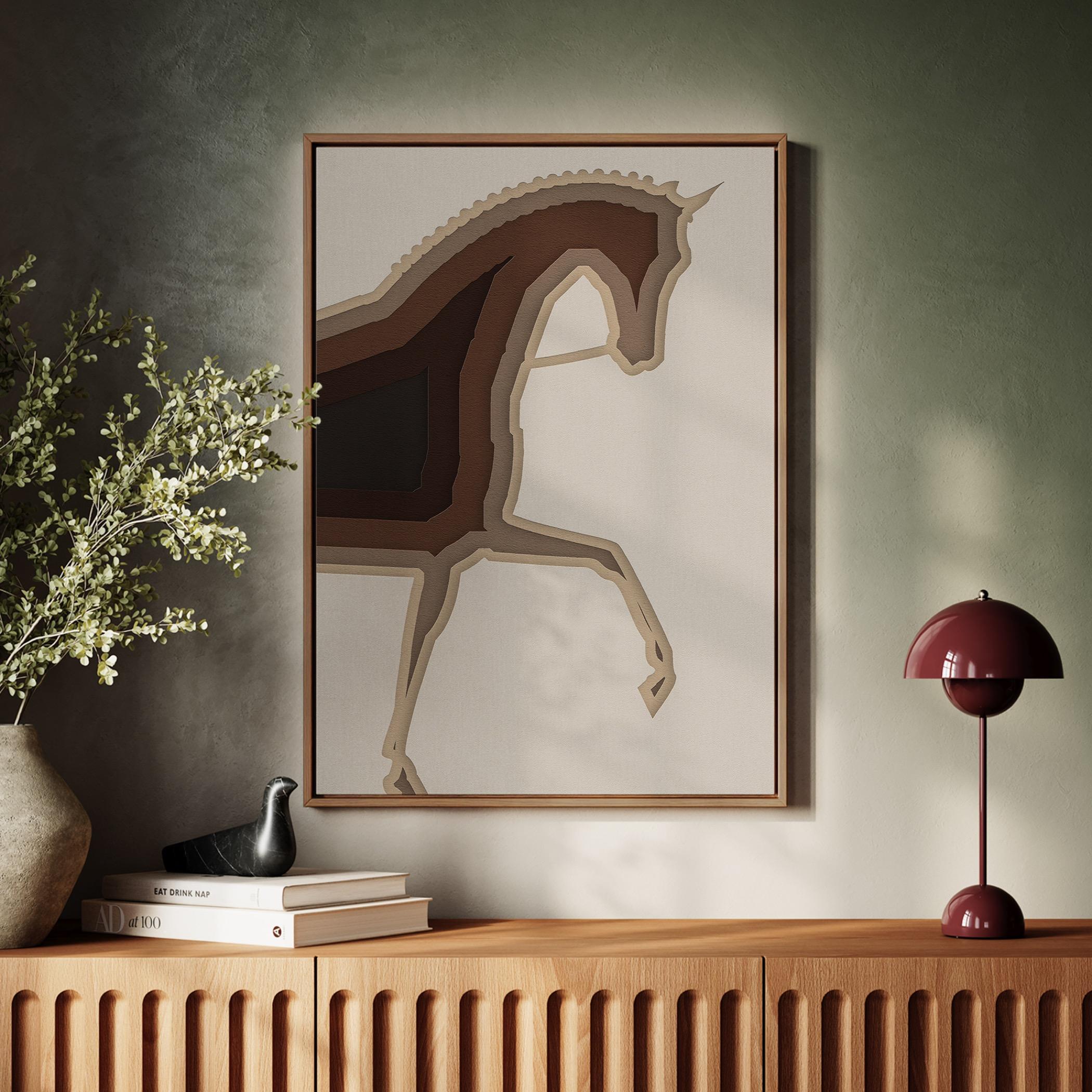 Horse Design Canvas Wall Art-household-walldecorandmirrors-wallart-image-2