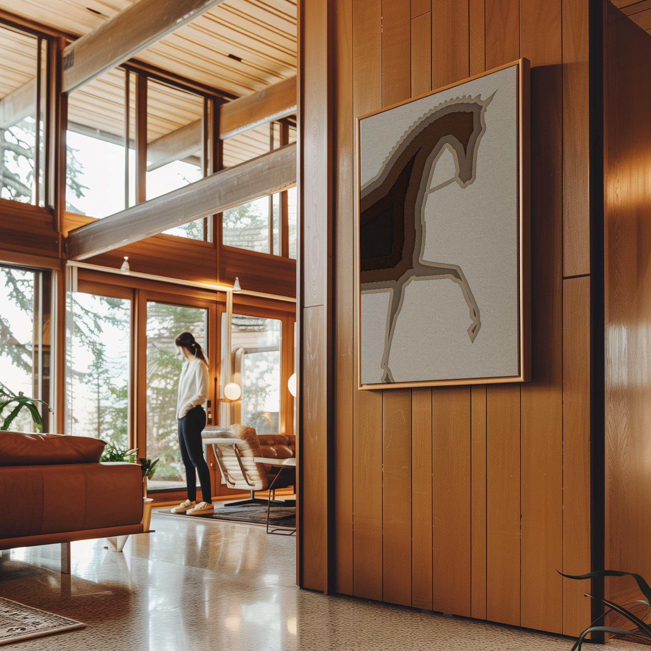 Horse Design Canvas Wall Art-household-walldecorandmirrors-wallart-image-3