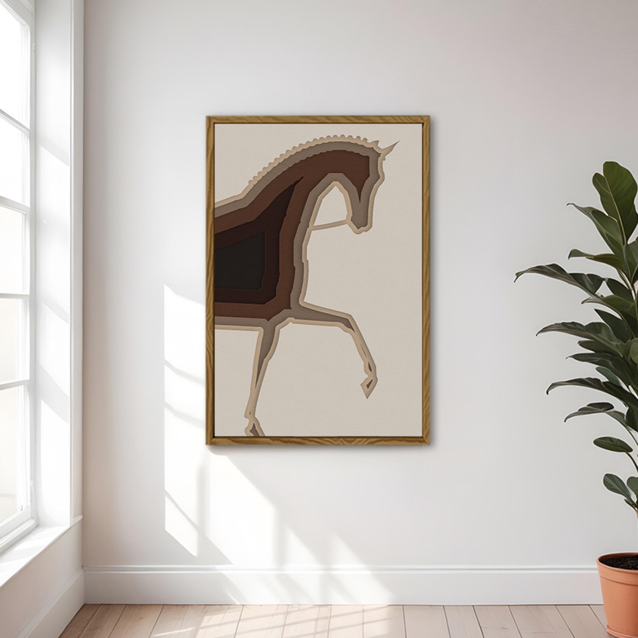 Horse Design Canvas Wall Art-household-walldecorandmirrors-wallart-image-4