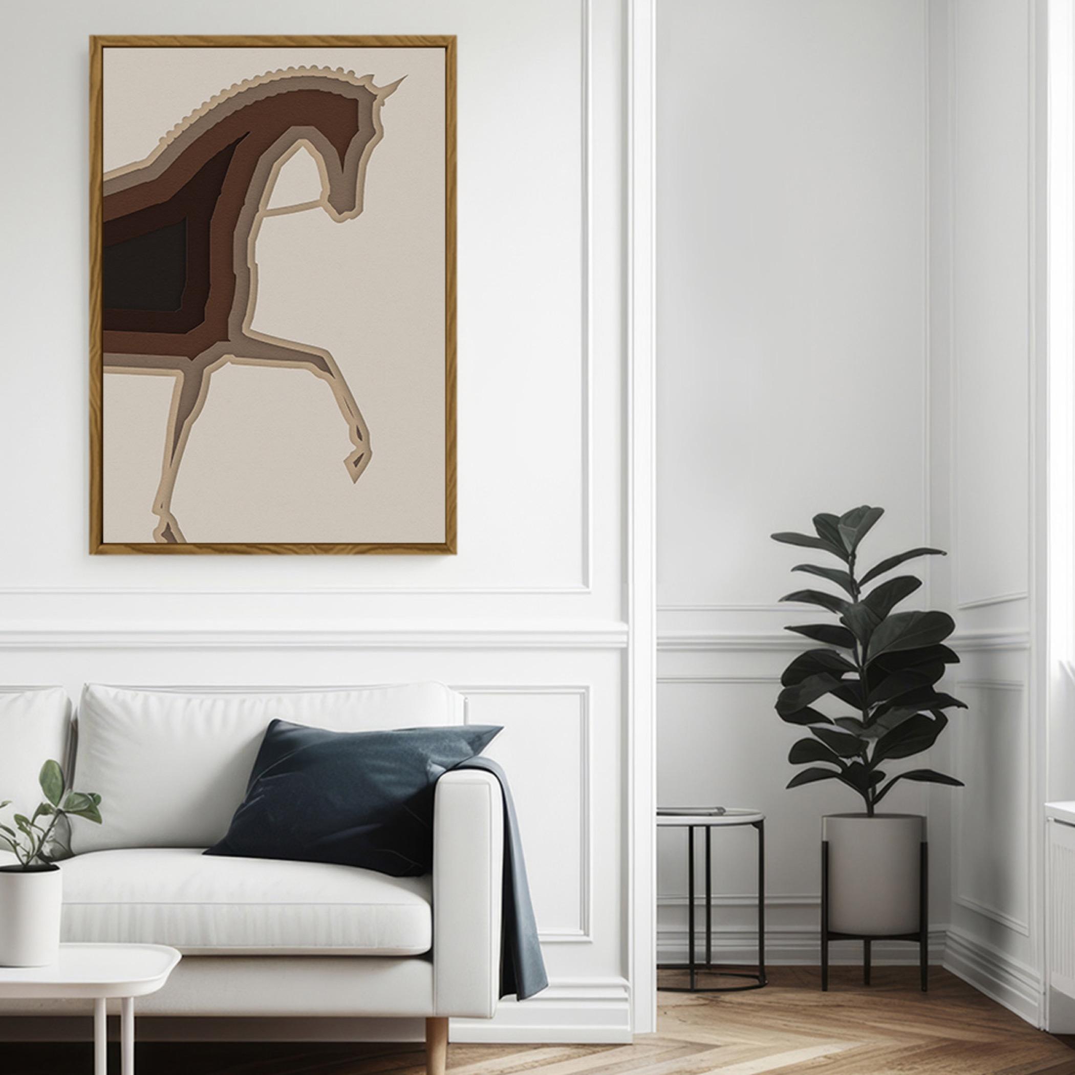 Horse Design Canvas Wall Art-household-walldecorandmirrors-wallart-image-5