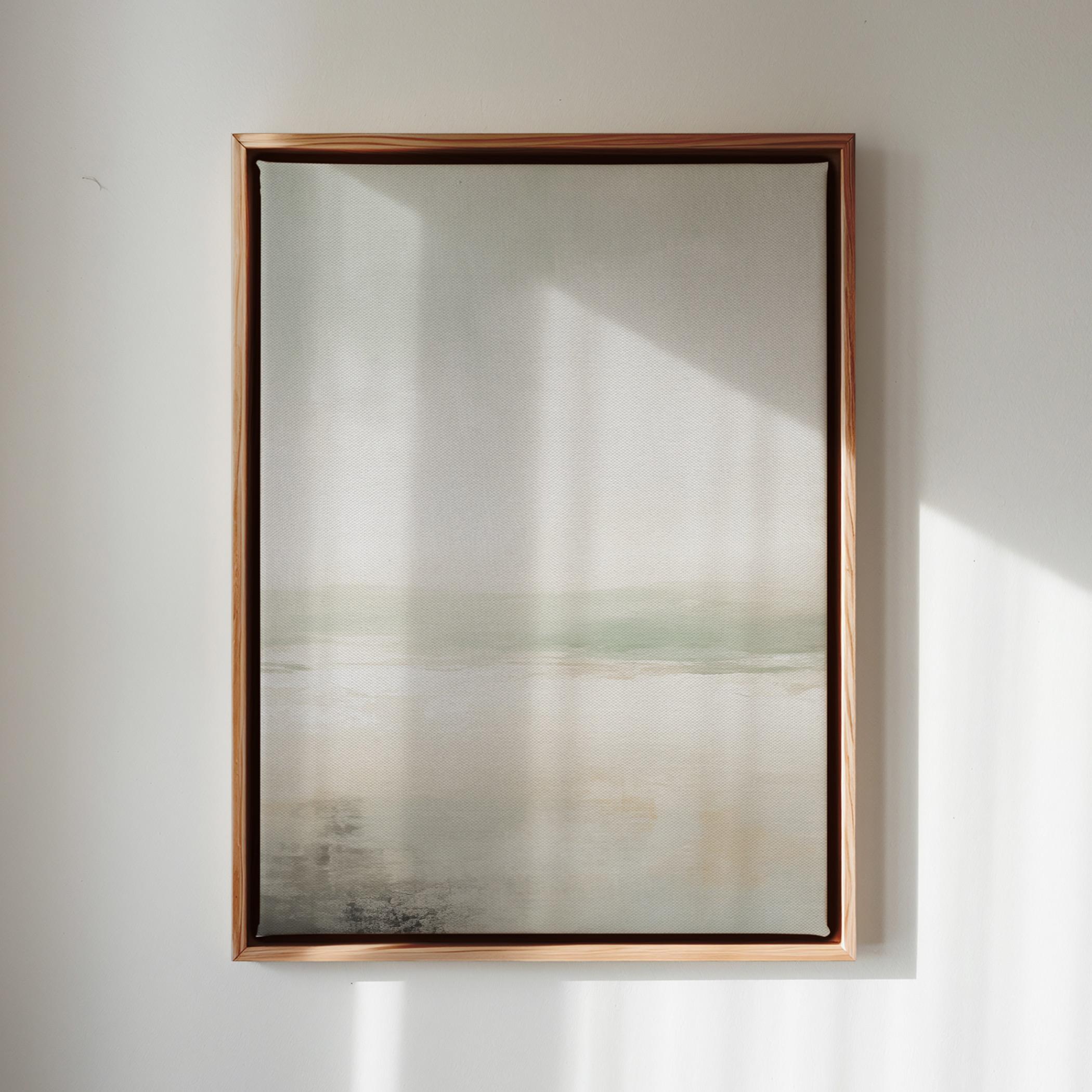 Abstract Landscape Canvas Floating Frame-household-walldecorandmirrors-wallart-image-1