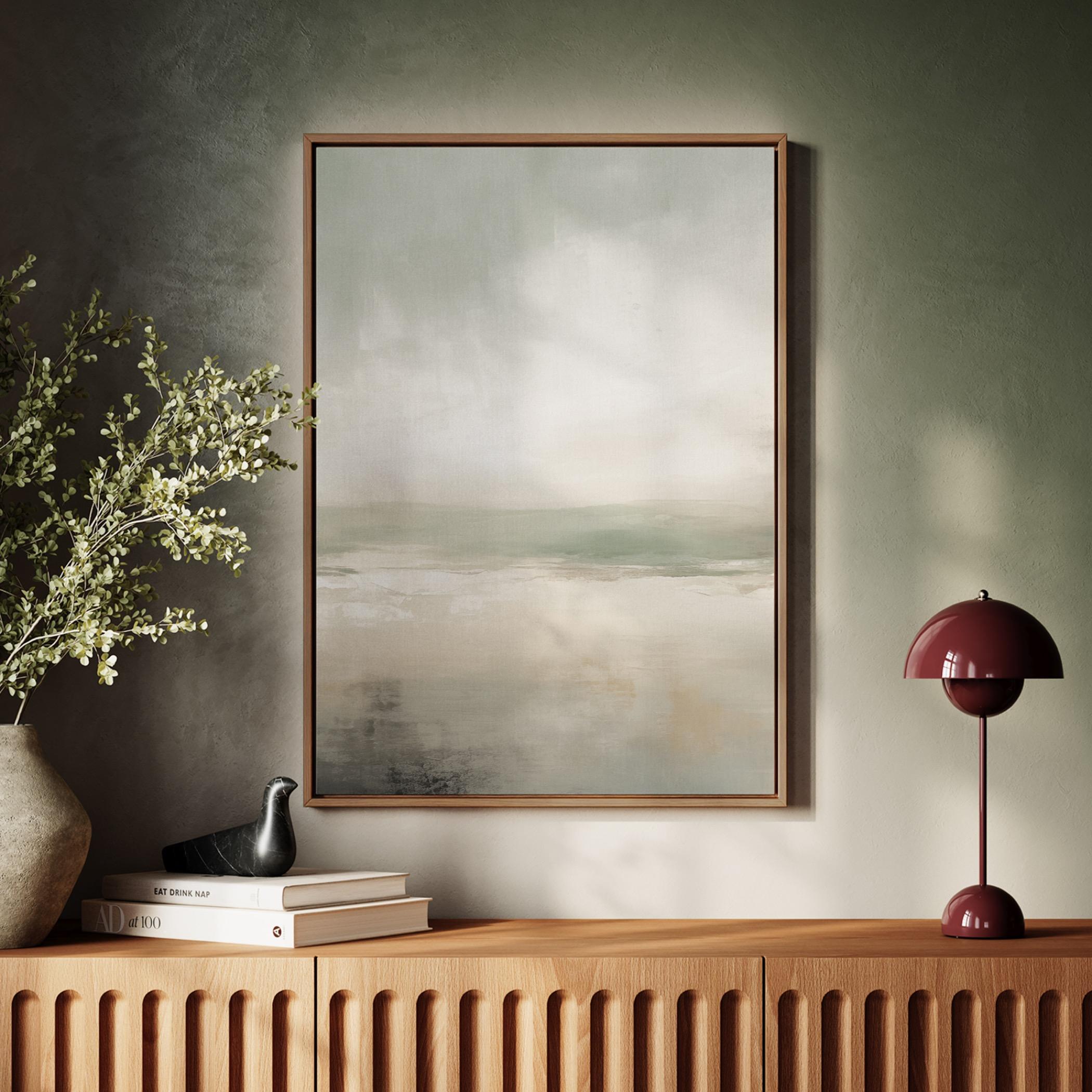 Abstract Landscape Canvas Floating Frame-household-walldecorandmirrors-wallart-image-2