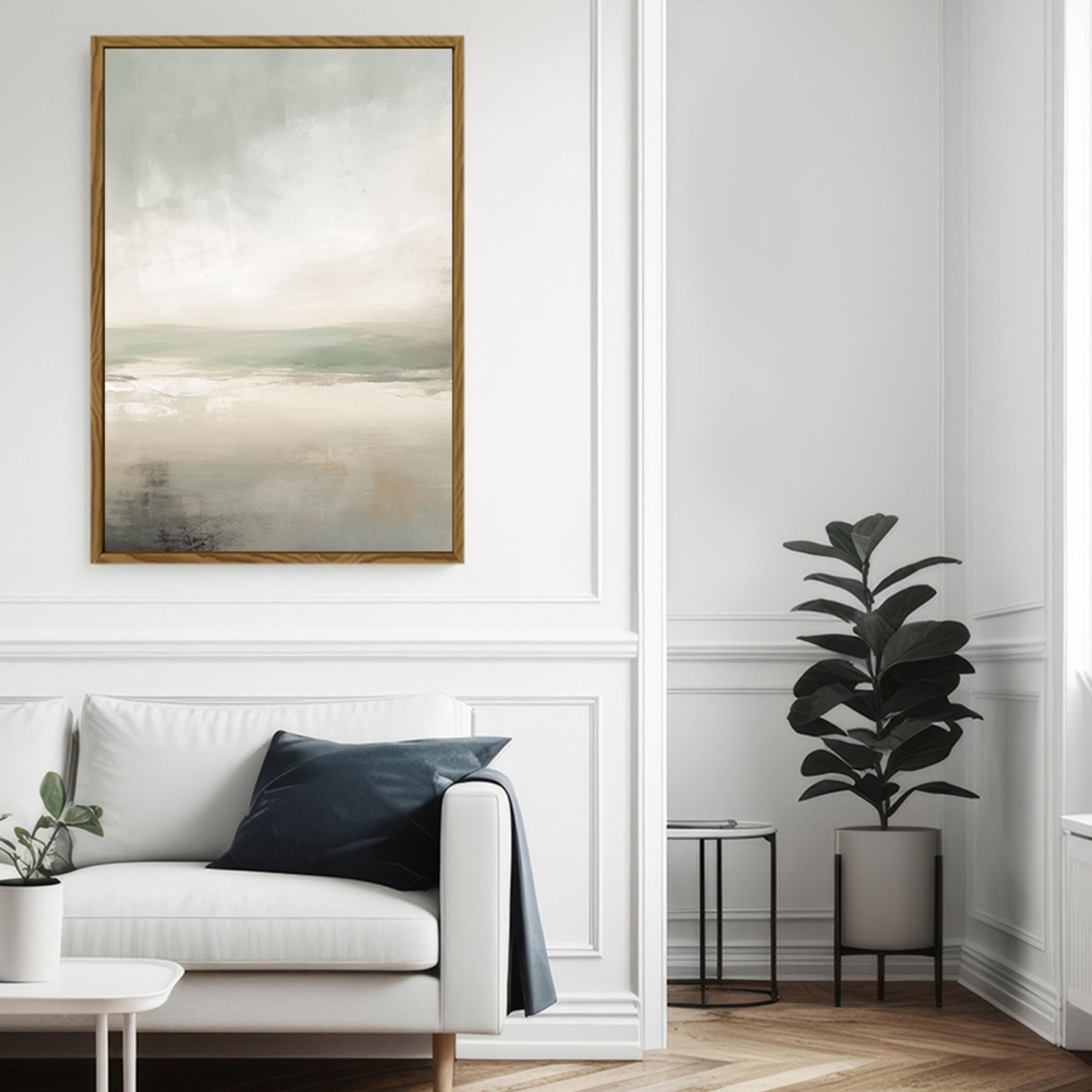 Abstract Landscape Canvas Floating Frame-household-walldecorandmirrors-wallart-image-5