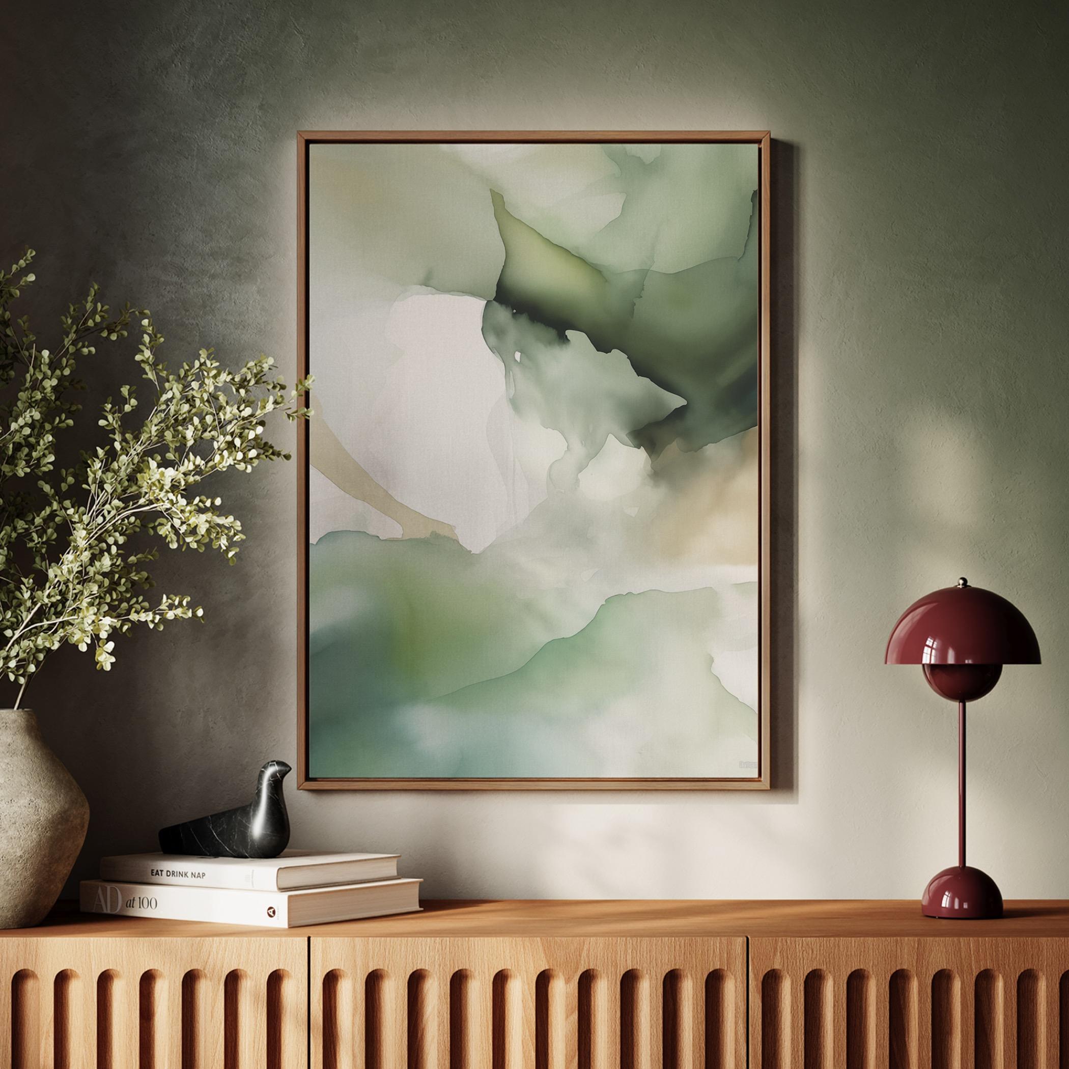 Abstract Canvas Art Wooden Frame-household-walldecorandmirrors-wallart-image-2
